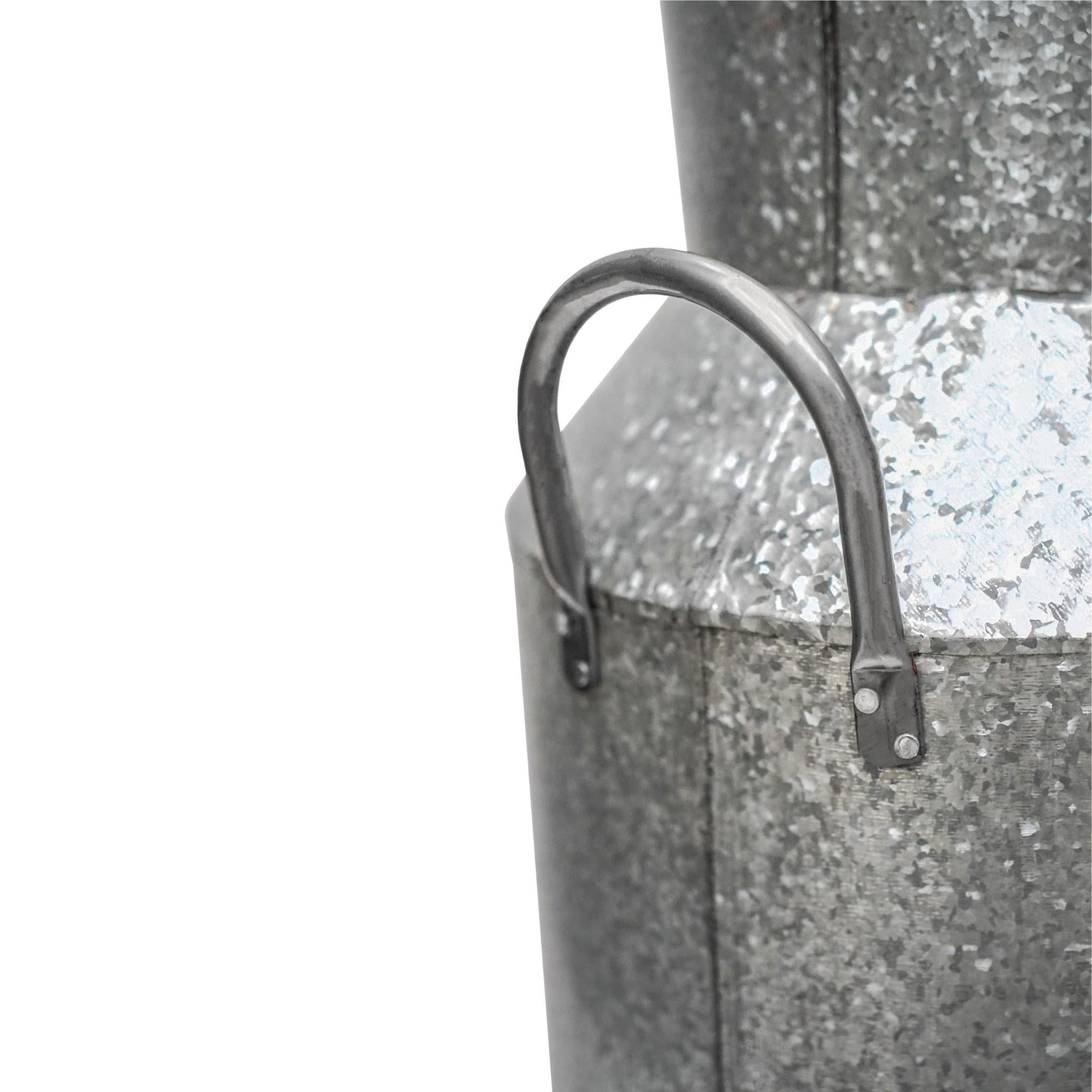 Ivyline Galvanised Milk Churn-Beaumonde