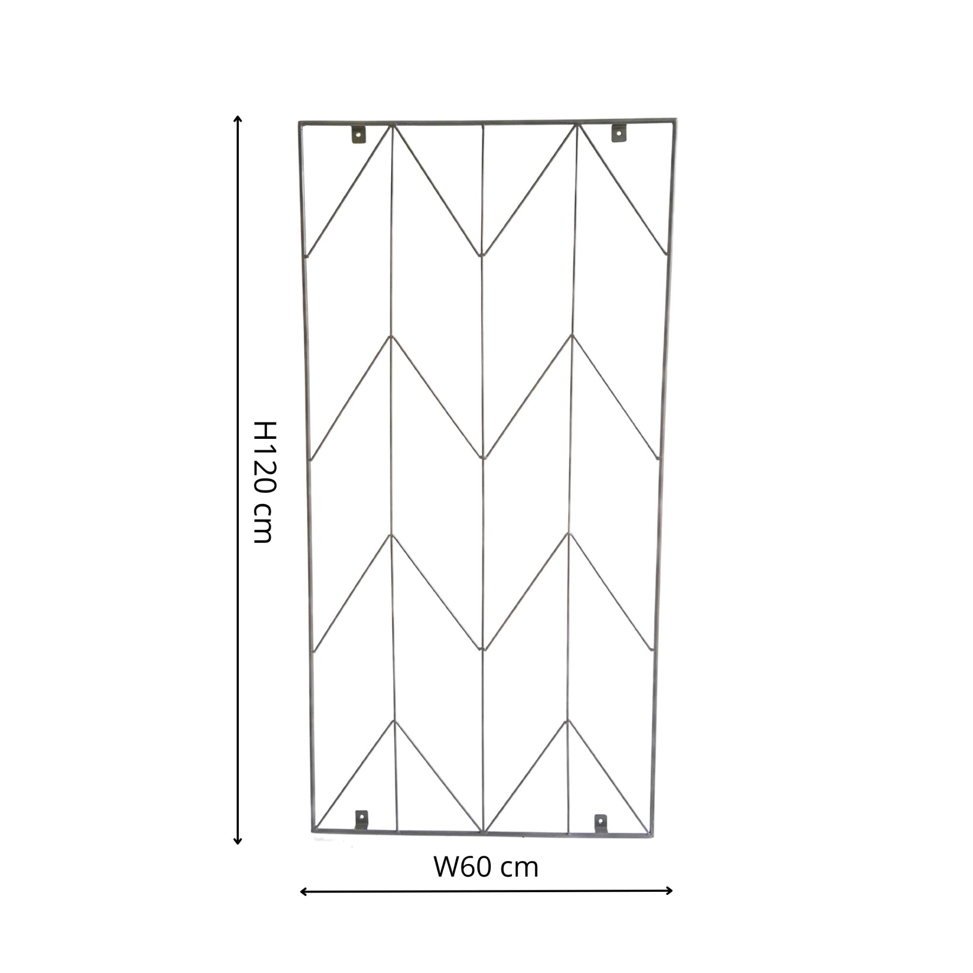 Ivyline Herringbone Garden Wall Trellis-Beaumonde