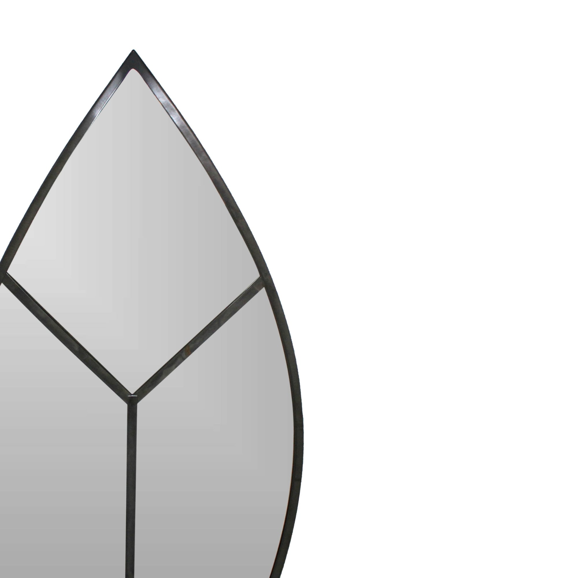 Ivyline Leaf Arch Outdoor Mirror Natural-Beaumonde