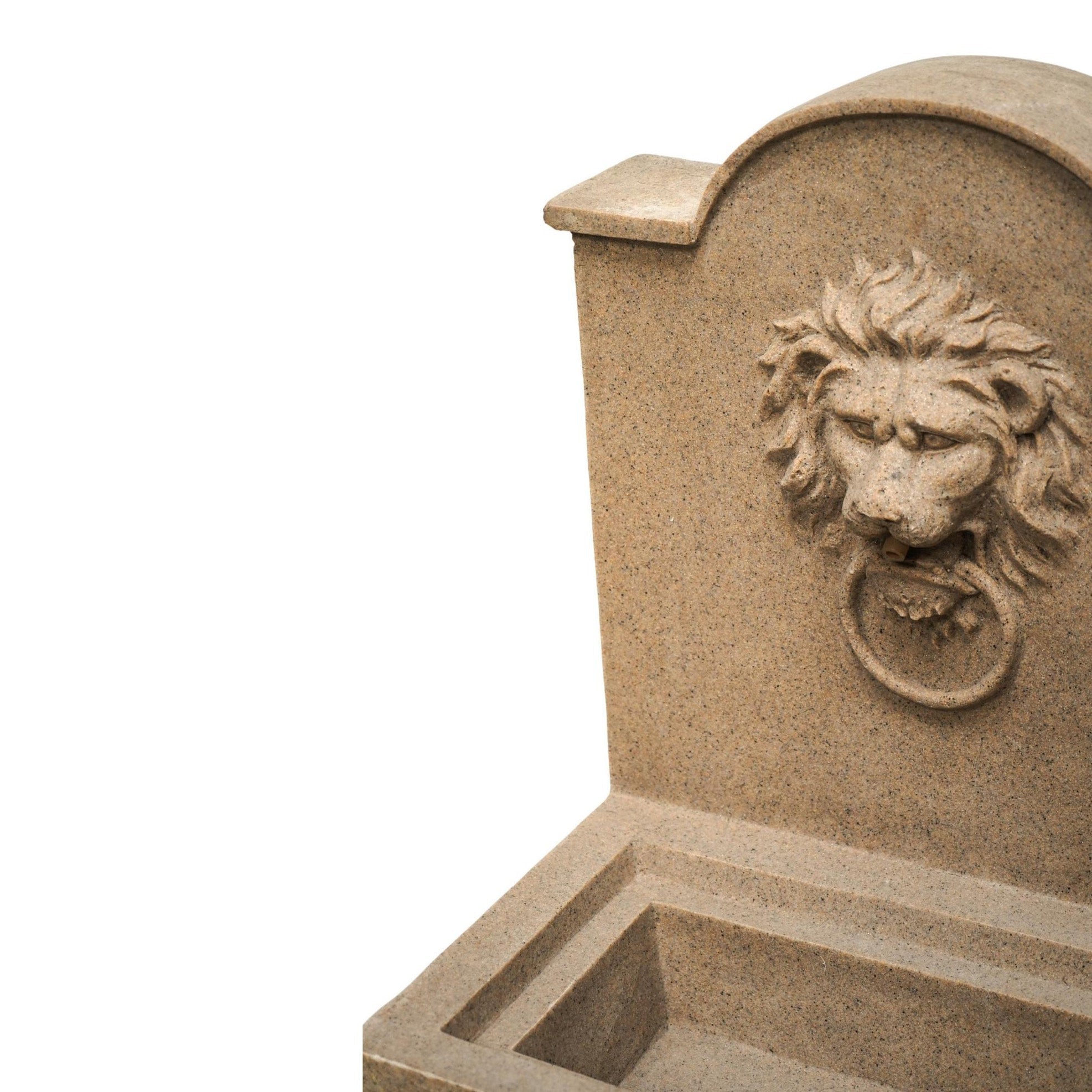 Ivyline Outdoor Luxury Lion Water Feature-Beaumonde