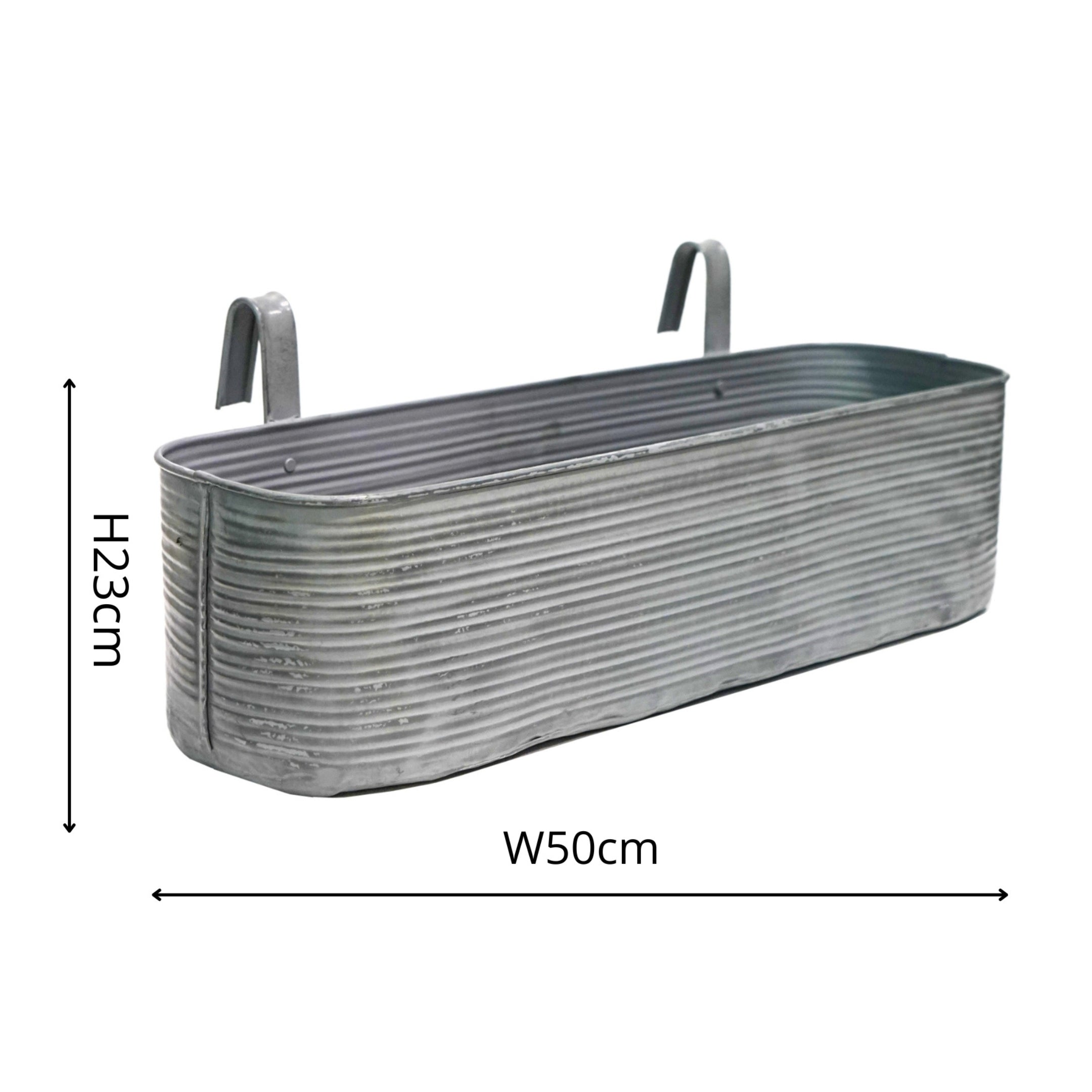 Outdoor Matlock Metal Window Box-Beaumonde