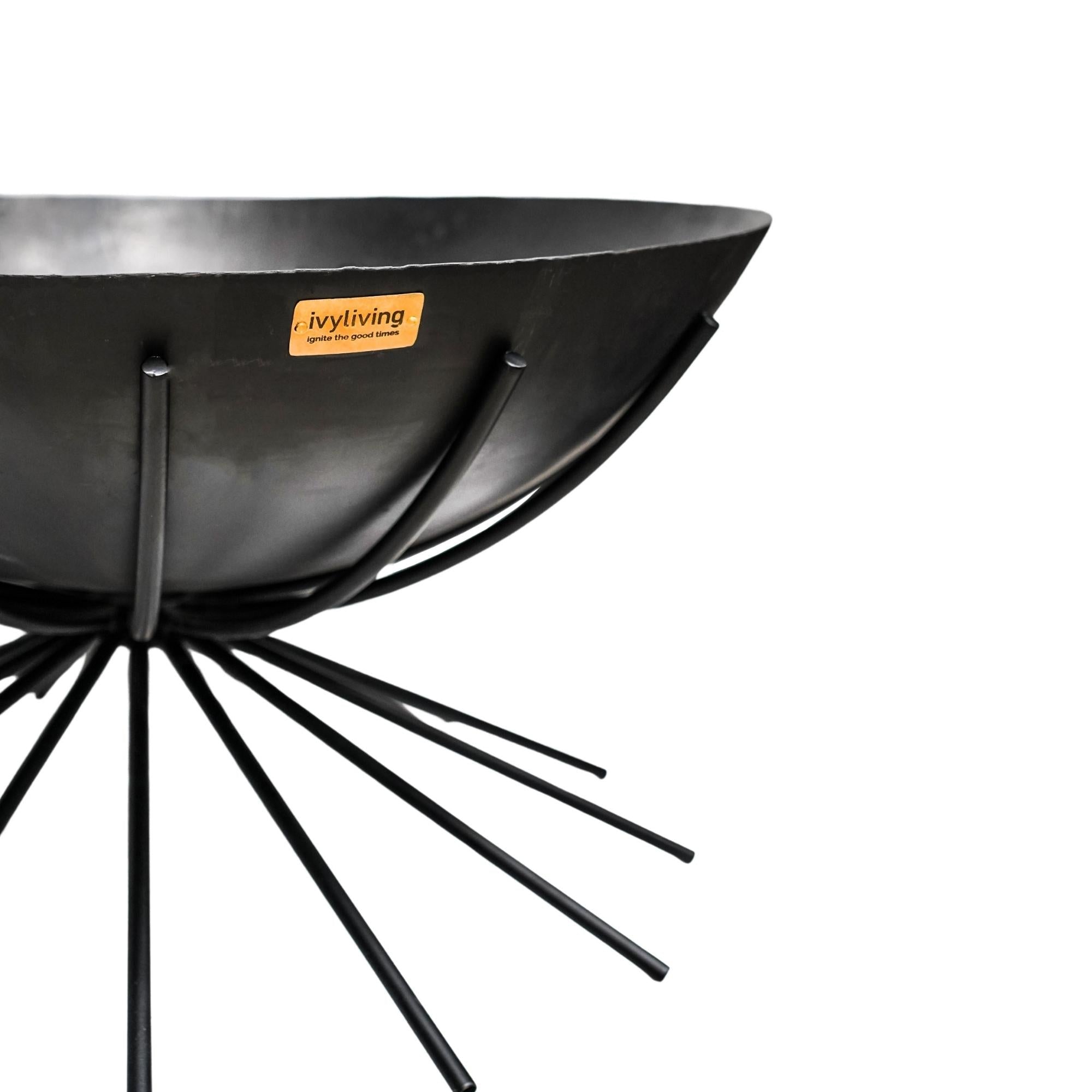 Ivyline Outdoor Metal Dakota Fire Pit-Beaumonde