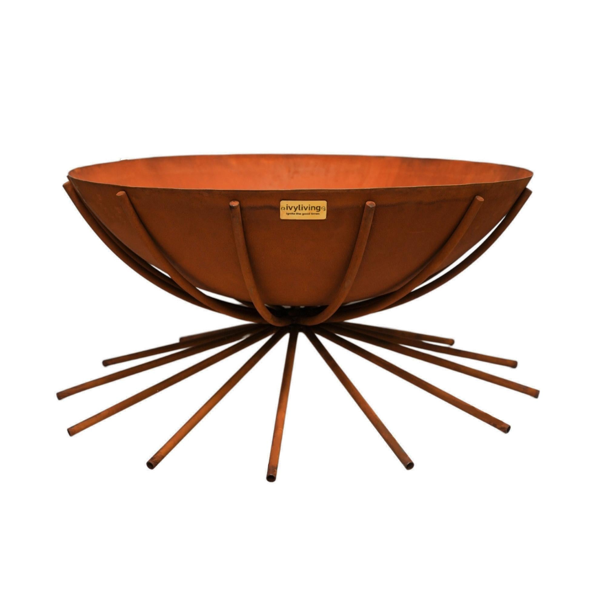 Ivyline Outdoor Metal Dakota Fire Pit-Beaumonde