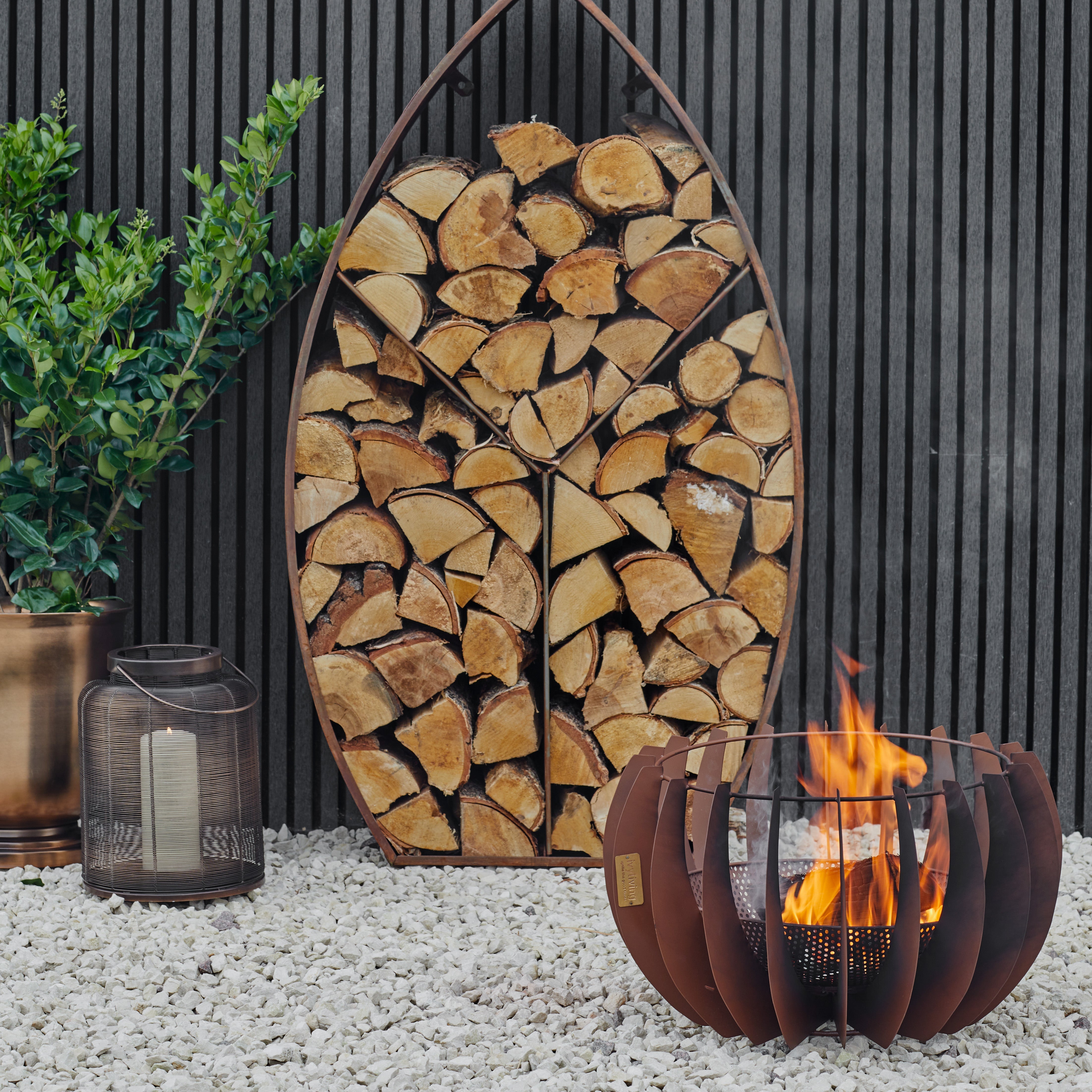 Ivyline Outdoor Solis Fire Pit-Beaumonde