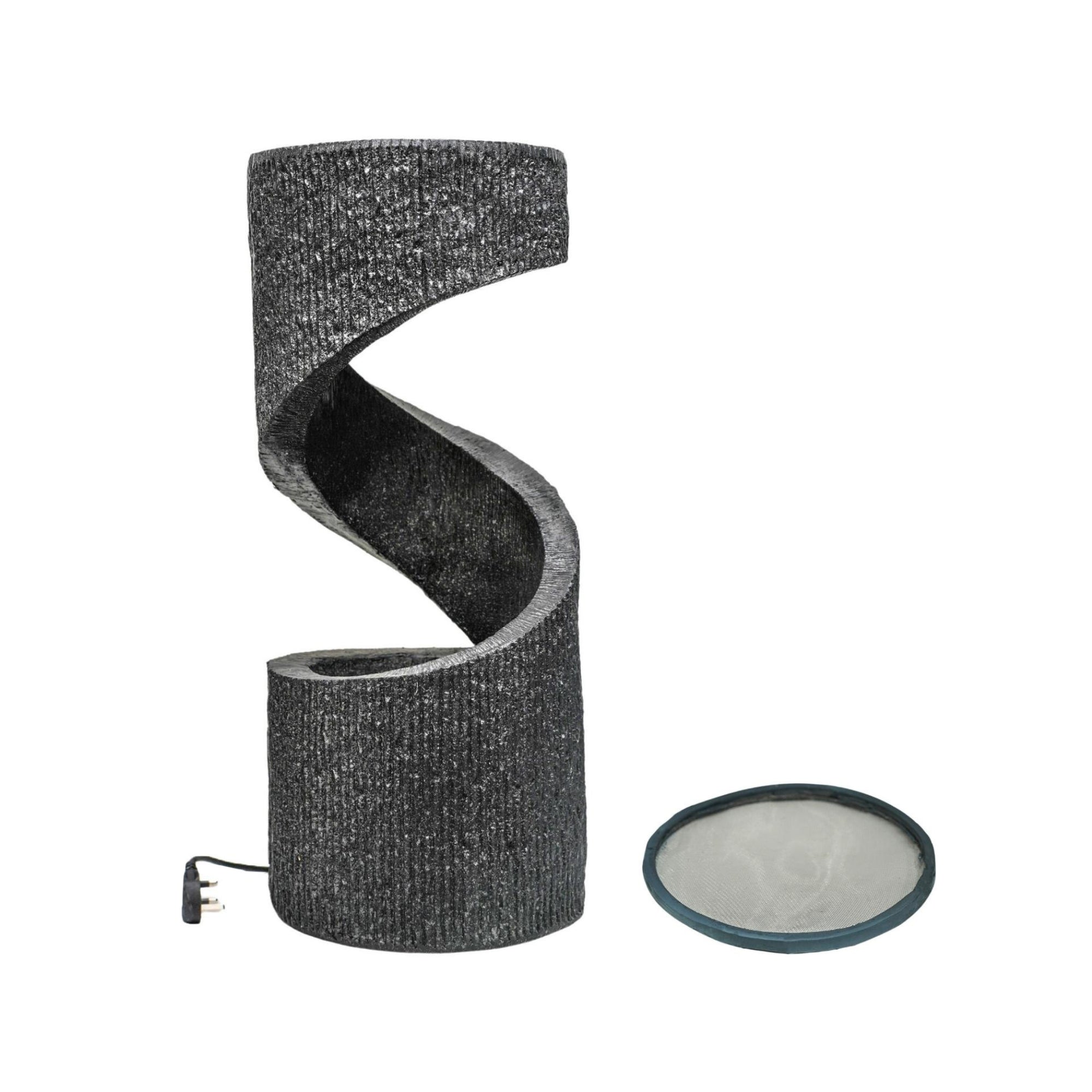 Ivyline Outdoor Spiral Water Feature-Beaumonde