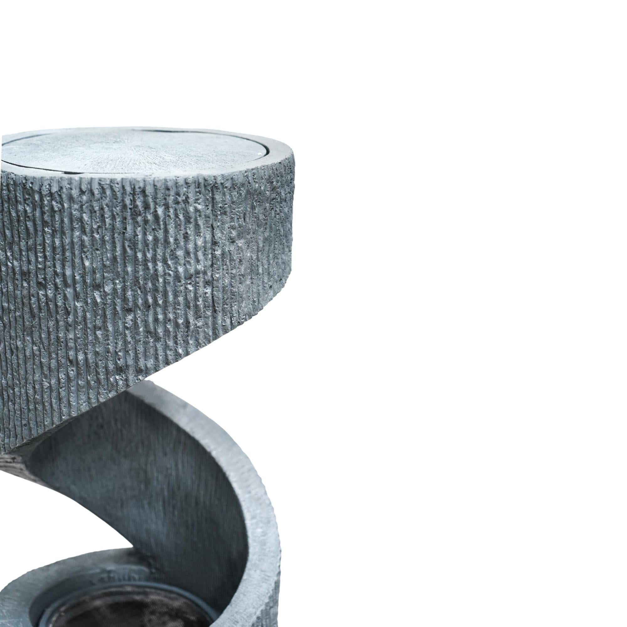 Ivyline Outdoor Spiral Water Feature-Beaumonde