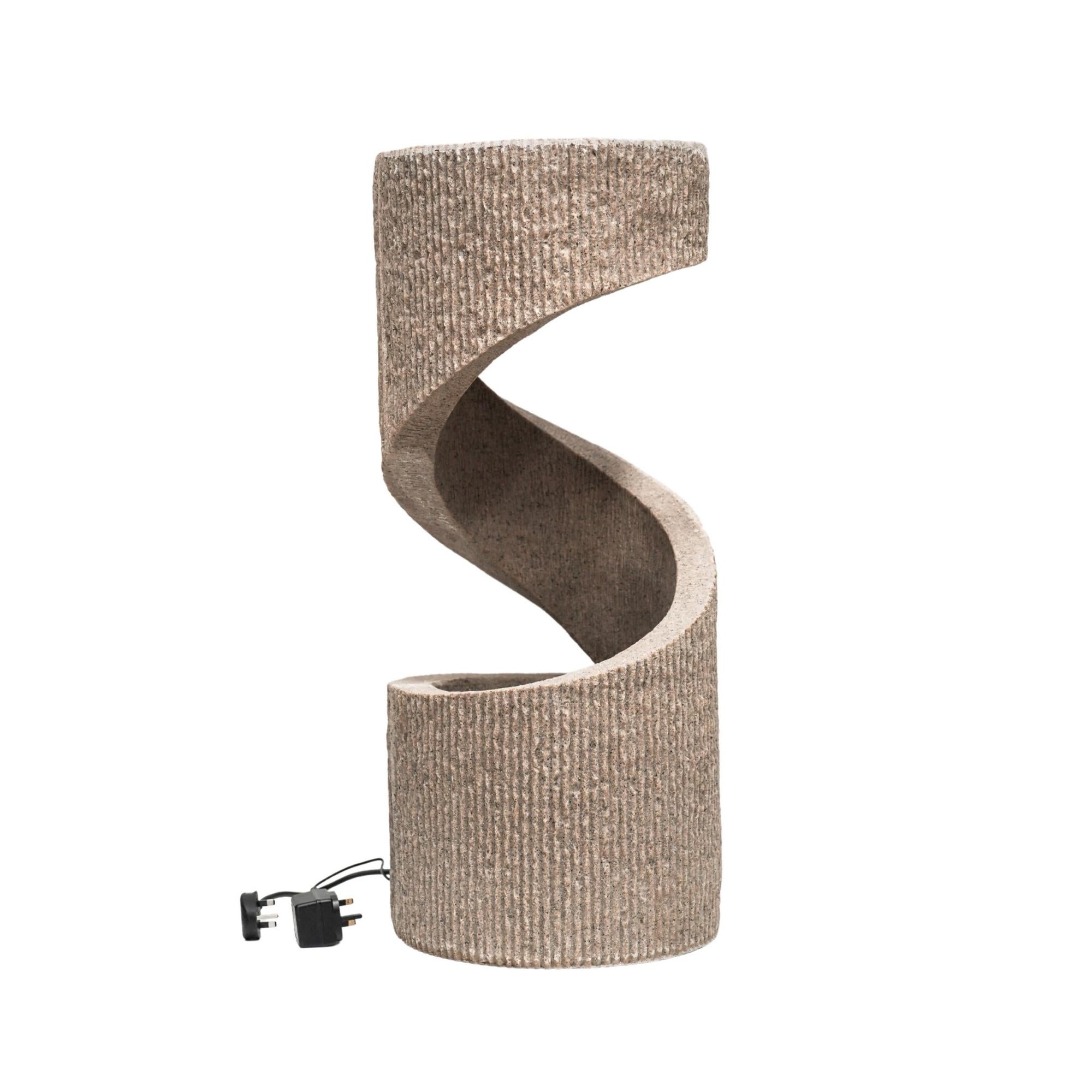 Ivyline Outdoor Spiral Water Feature-Beaumonde