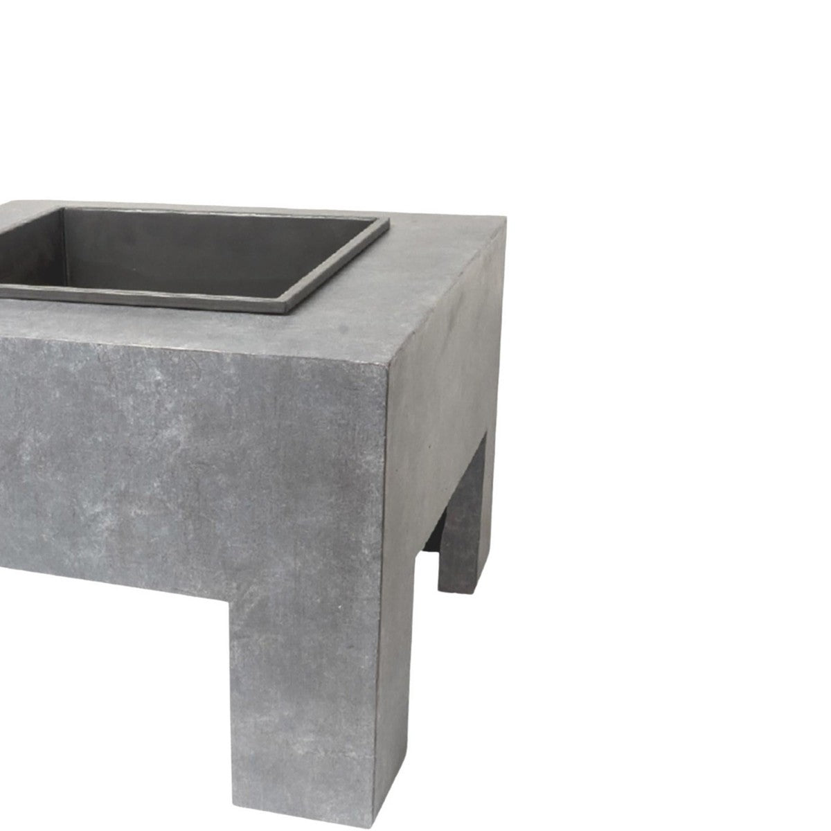 Ivyline Square Fire Pit & Square Console-Beaumonde