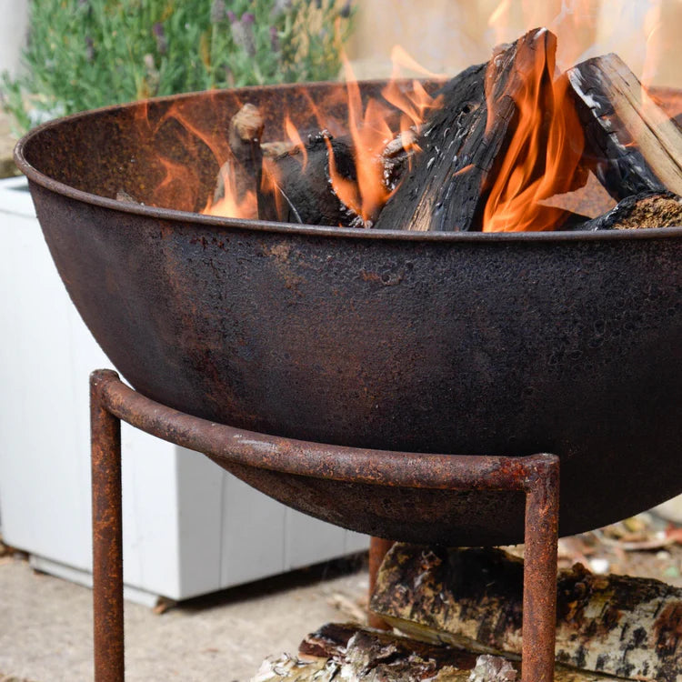 Ivyline Outdoor XL Cast Iron Fire Pit
