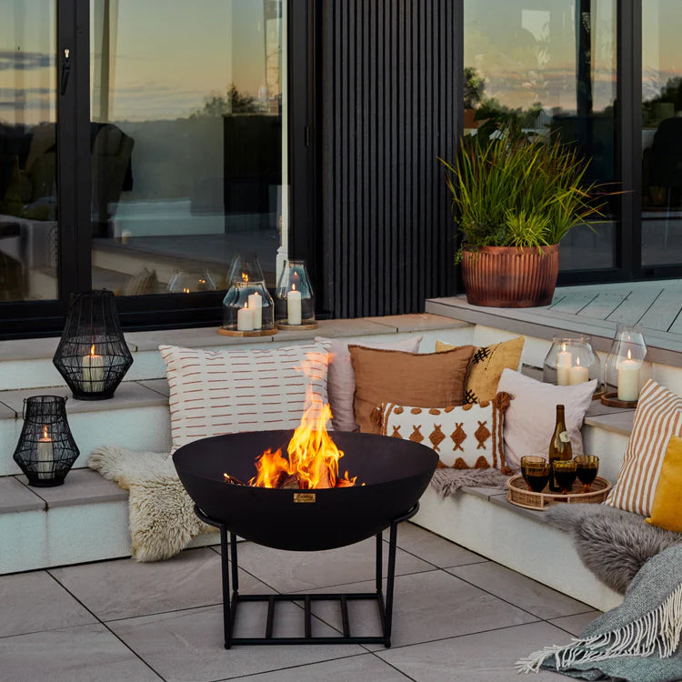 Ivyline Outdoor XL Cast Iron Fire Pit