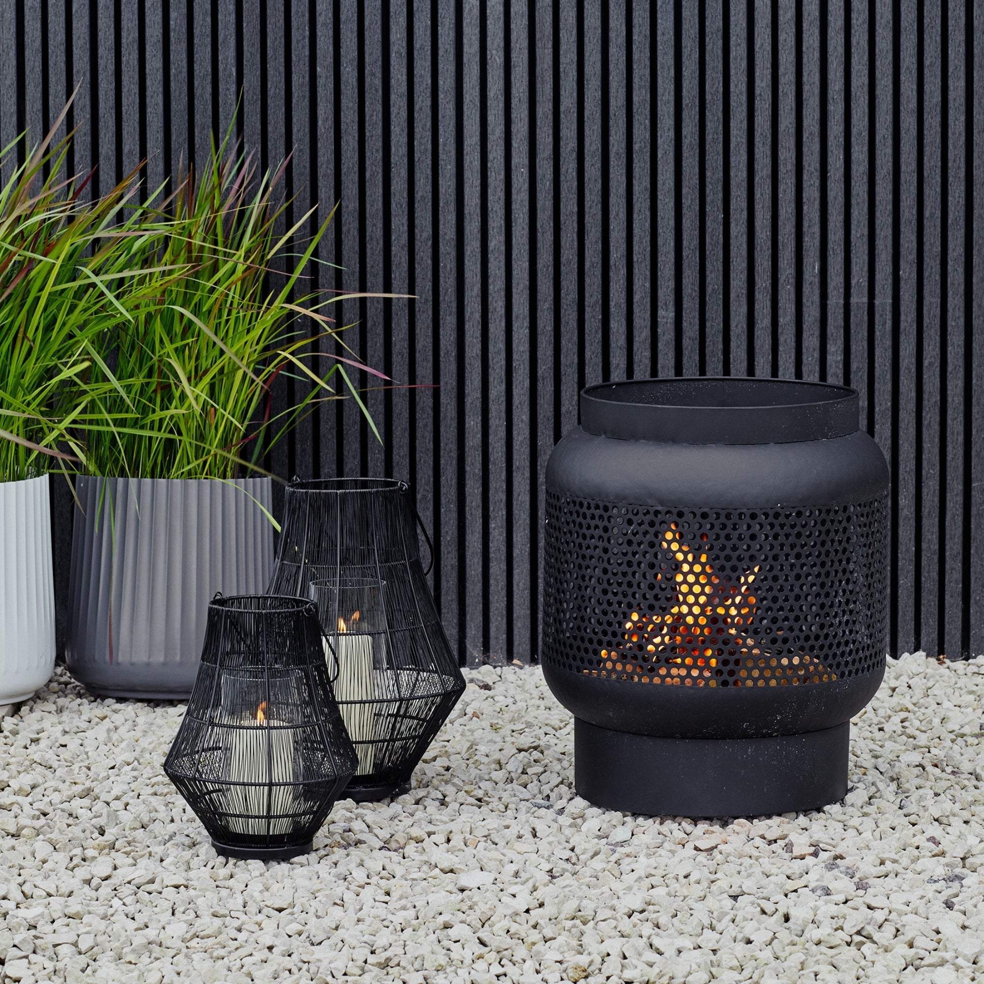 Ivyline Portofino Curve Wirework Lantern-Beaumonde