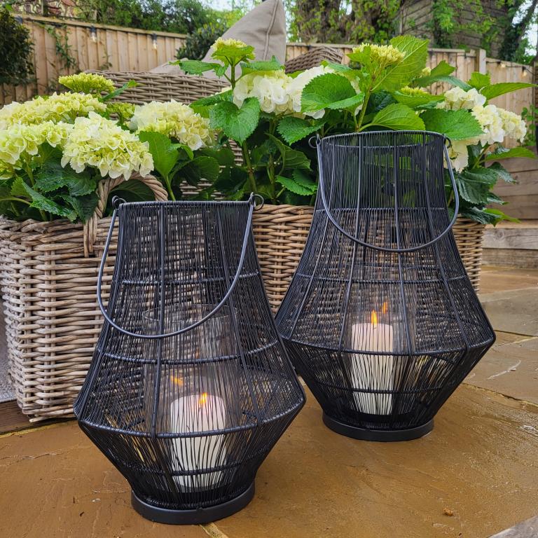 Ivyline Portofino Curve Wirework Lantern-Beaumonde