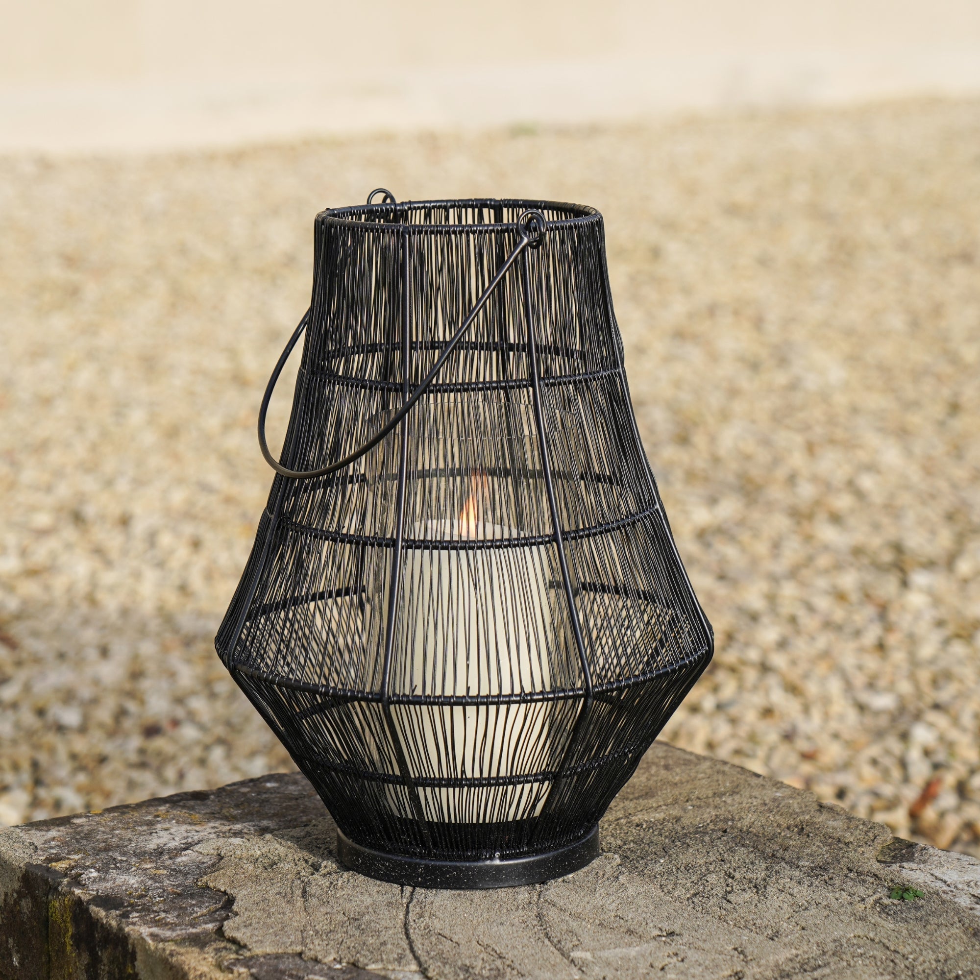 Ivyline Portofino Curve Wirework Lantern-Beaumonde