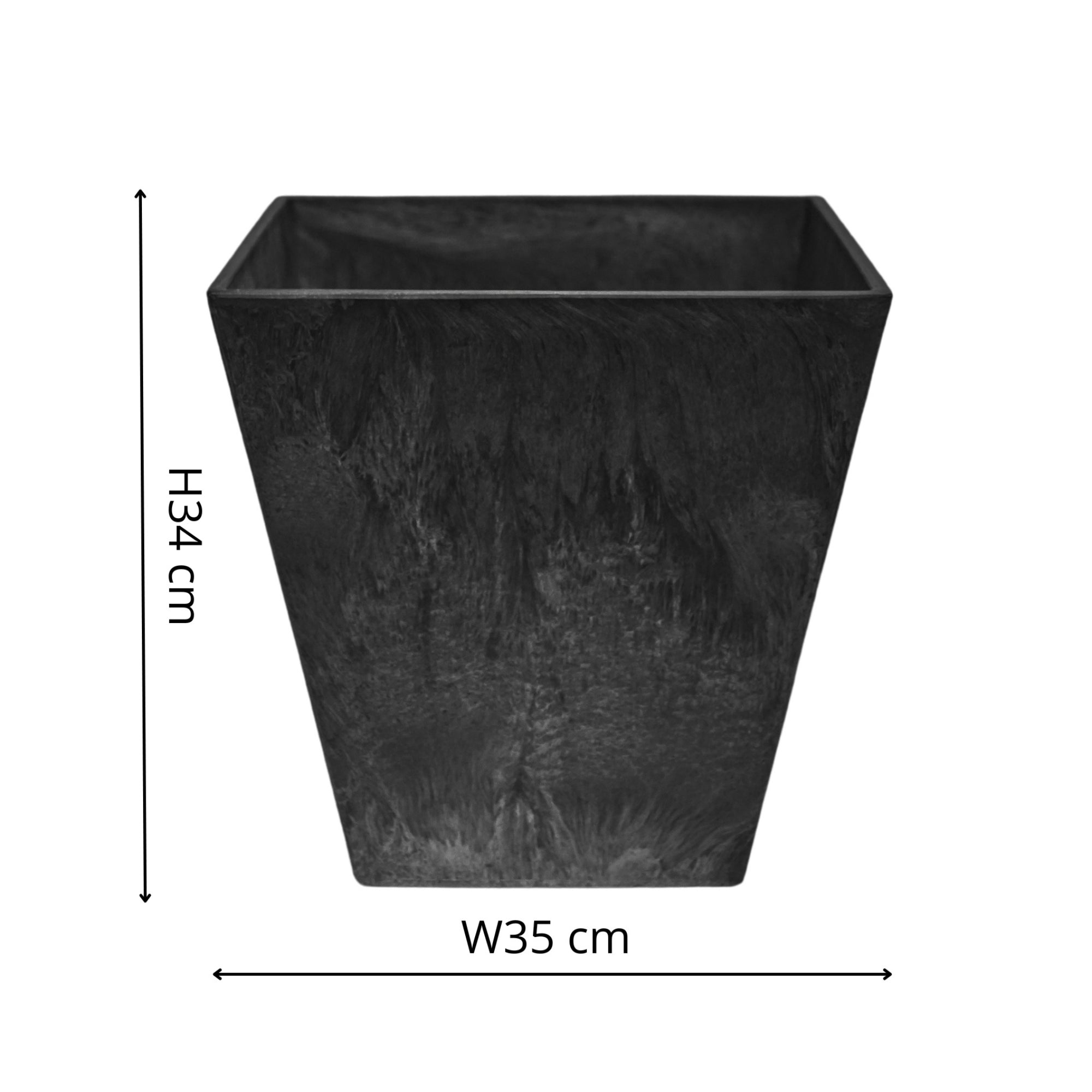 Ivyline Pot Ella Black-Beaumonde