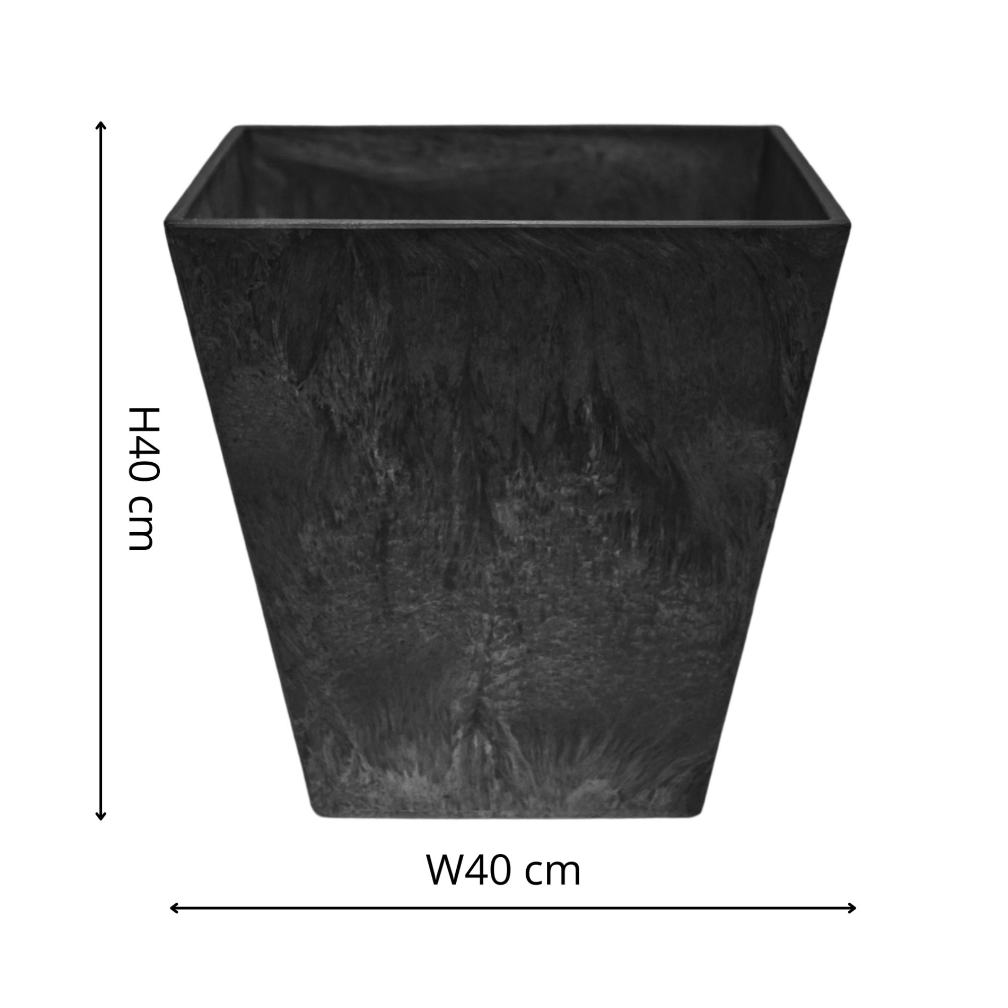 Ivyline Pot Ella Black-Beaumonde