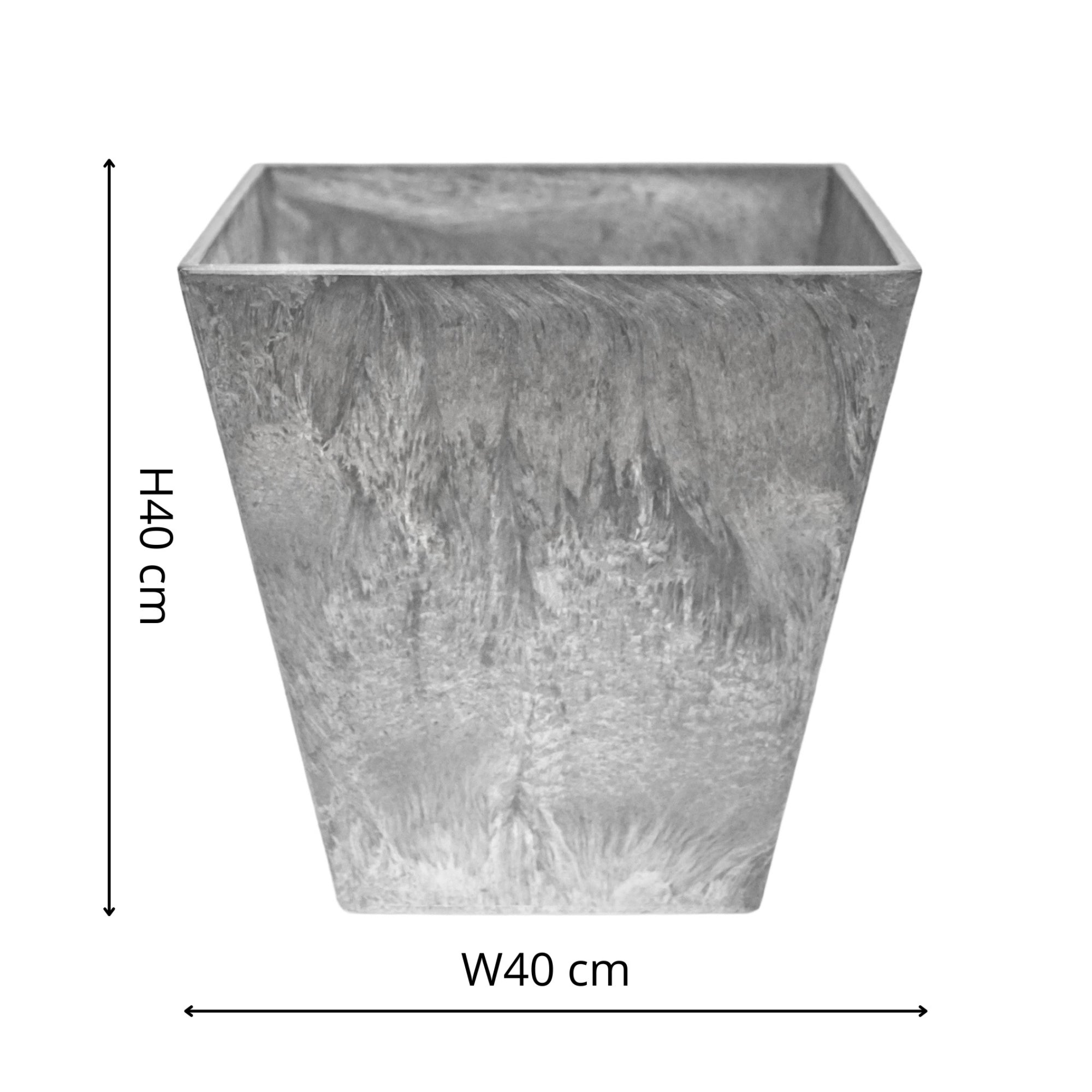 Ivyline Pot Ella Grey-Beaumonde