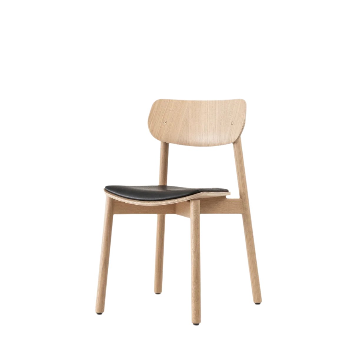 john green otis chair black leather upholstery seat brass hardeware