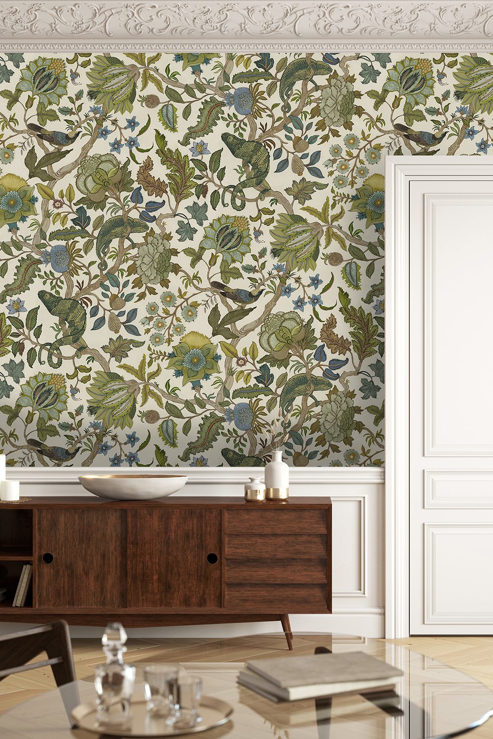 Josephine Munsey Chameleon Trail Wallpaper-Beaumonde