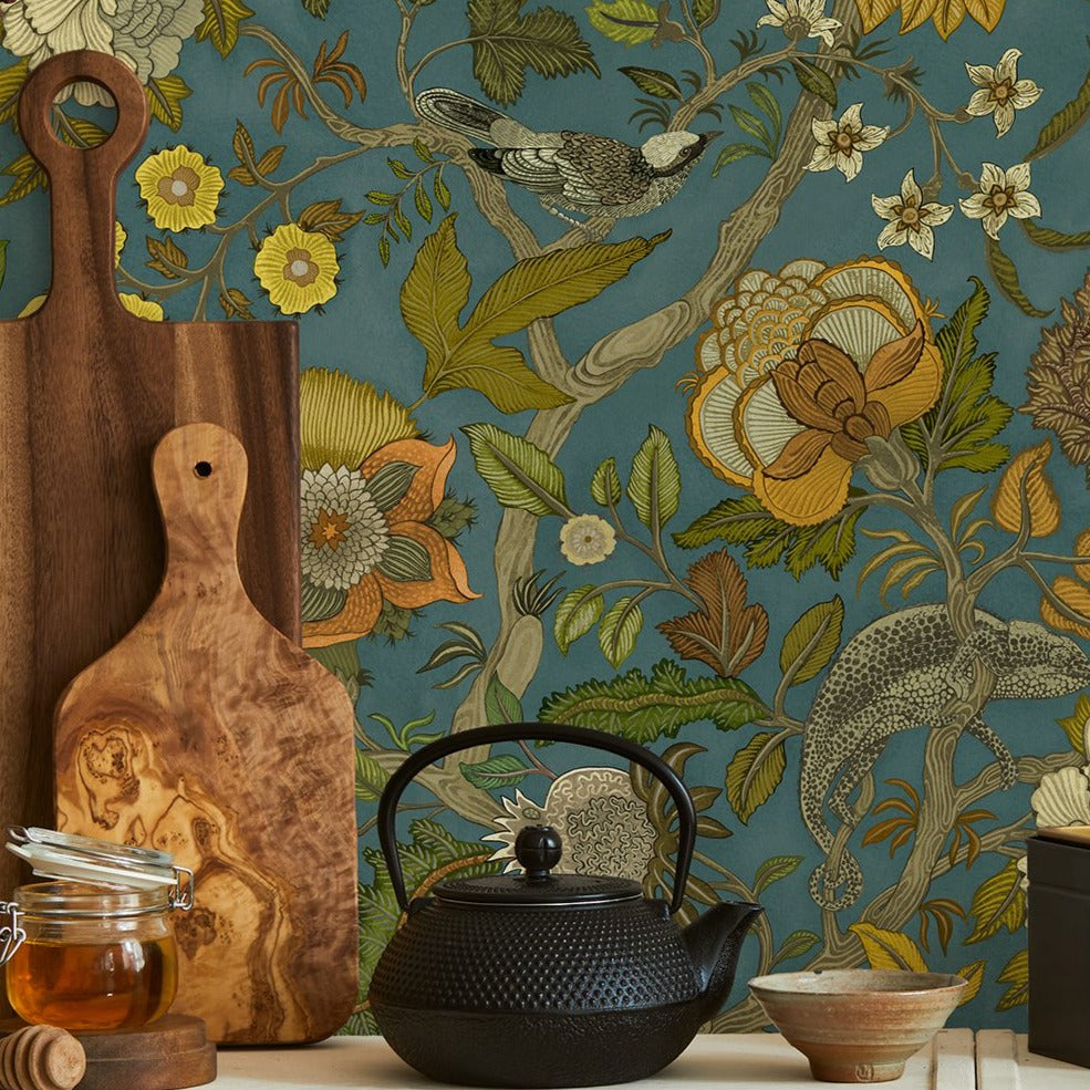 Josephine Munsey Chameleon Trail Wallpaper-Beaumonde