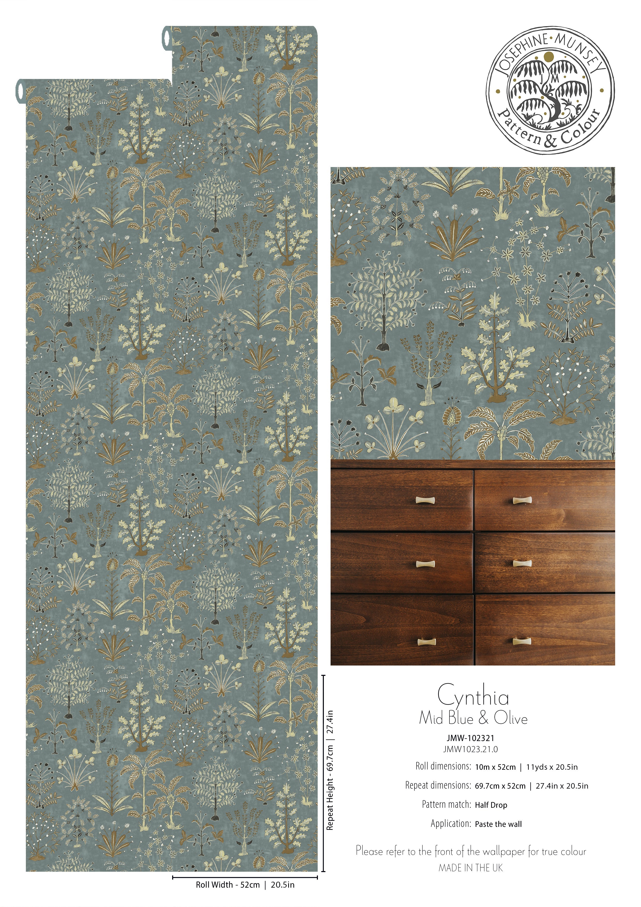 Josephine Munsey Cynthia Wallpaper-Beaumonde