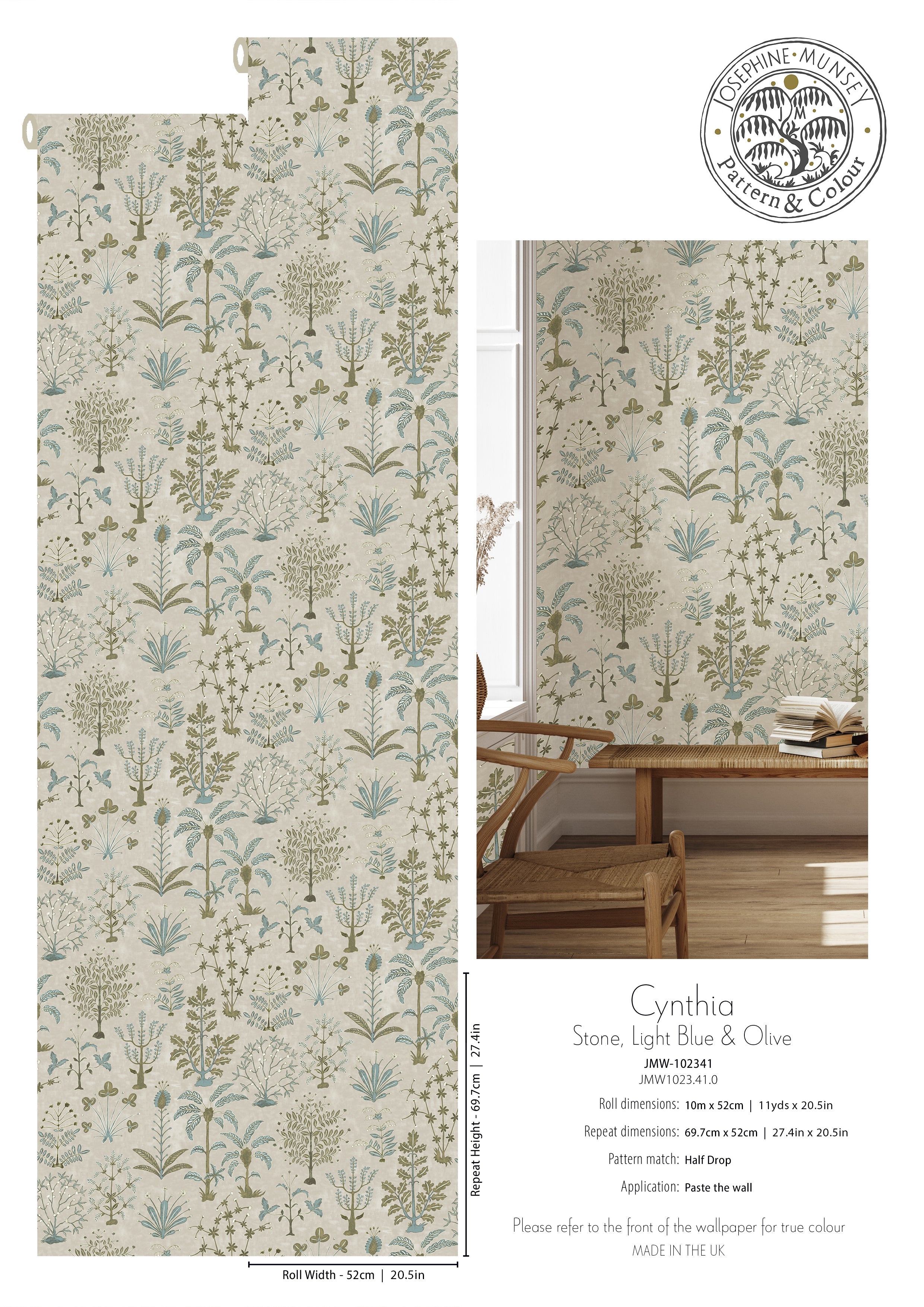 Josephine Munsey Cynthia Wallpaper-Beaumonde