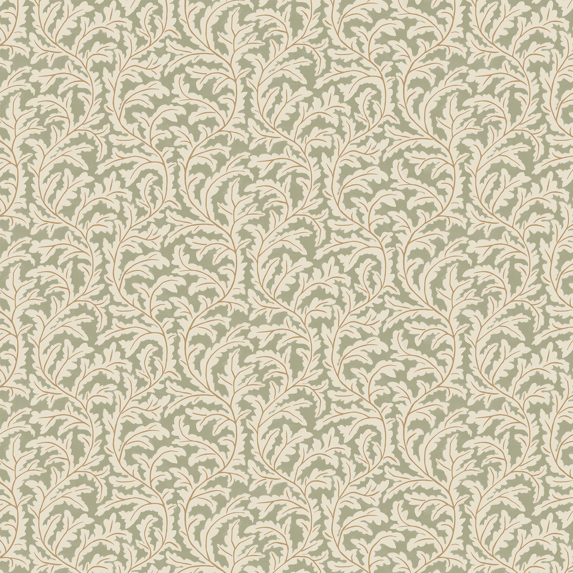 Josephine Munsey Frond Ogee Wallpaper-Beaumonde