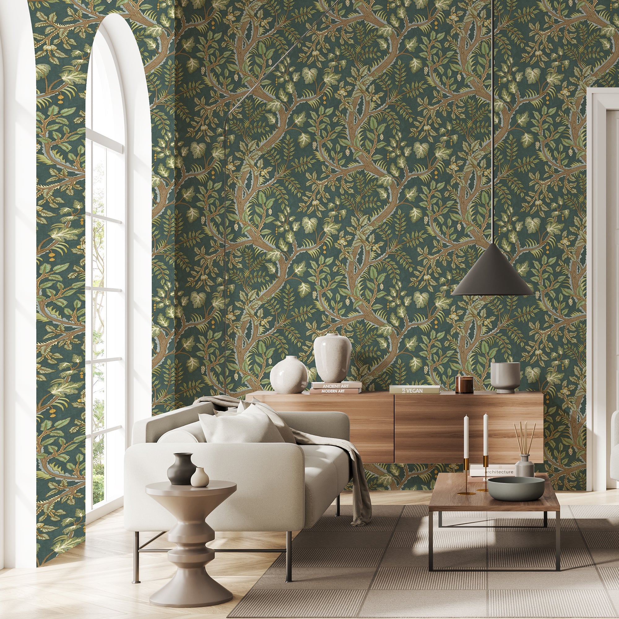 Josephine Munsey Hedgerow Wallpaper-Beaumonde