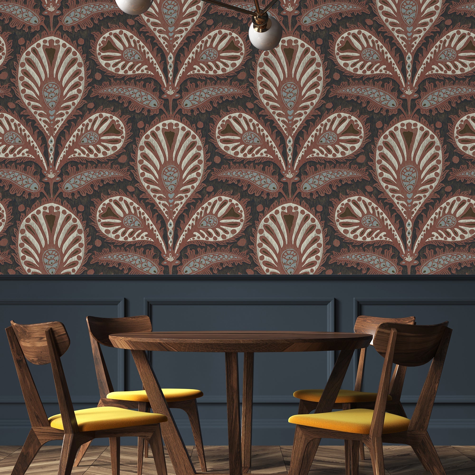 Josephine Munsey Ikat Clover Wallpaper-Beaumonde