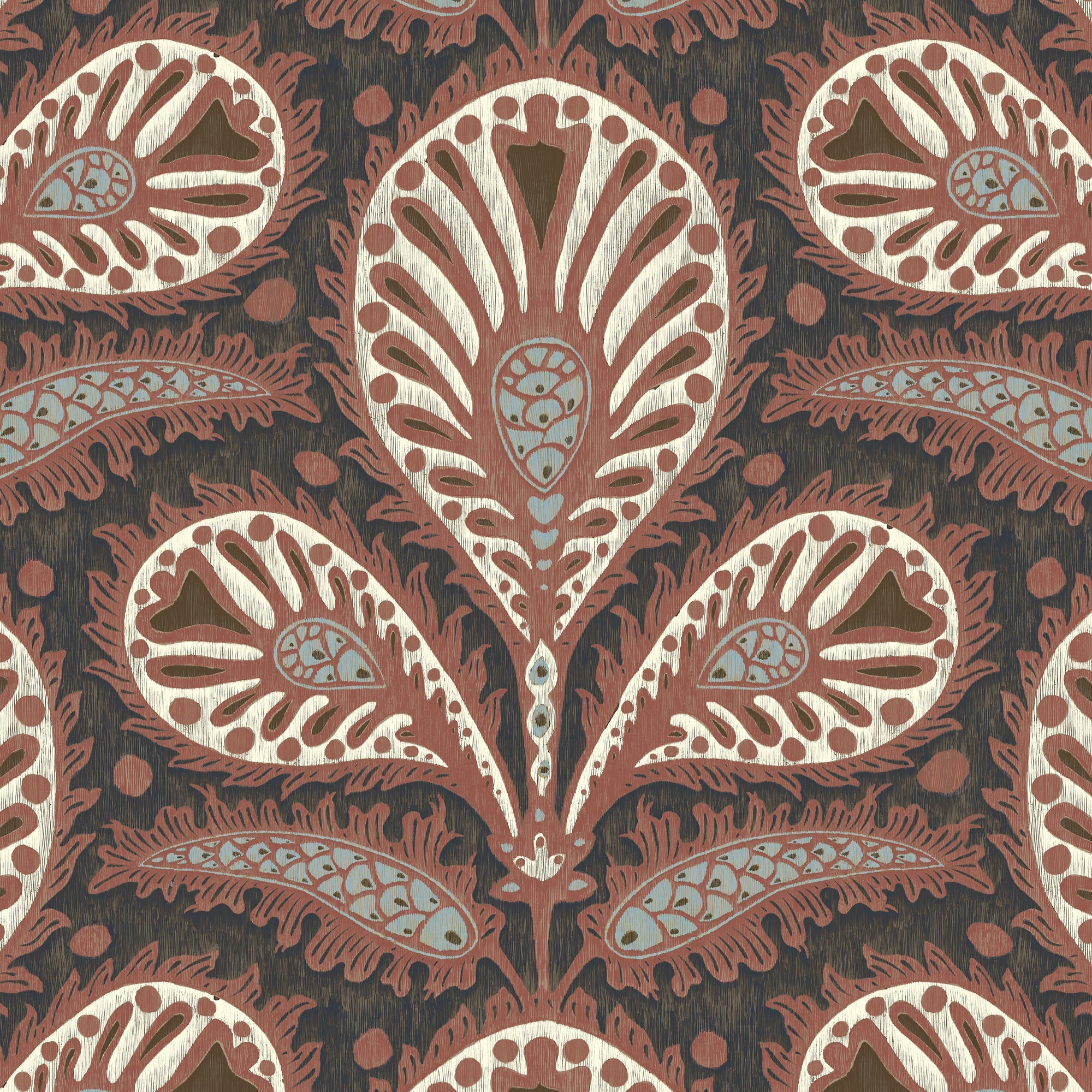 Josephine Munsey Ikat Clover Wallpaper-Beaumonde