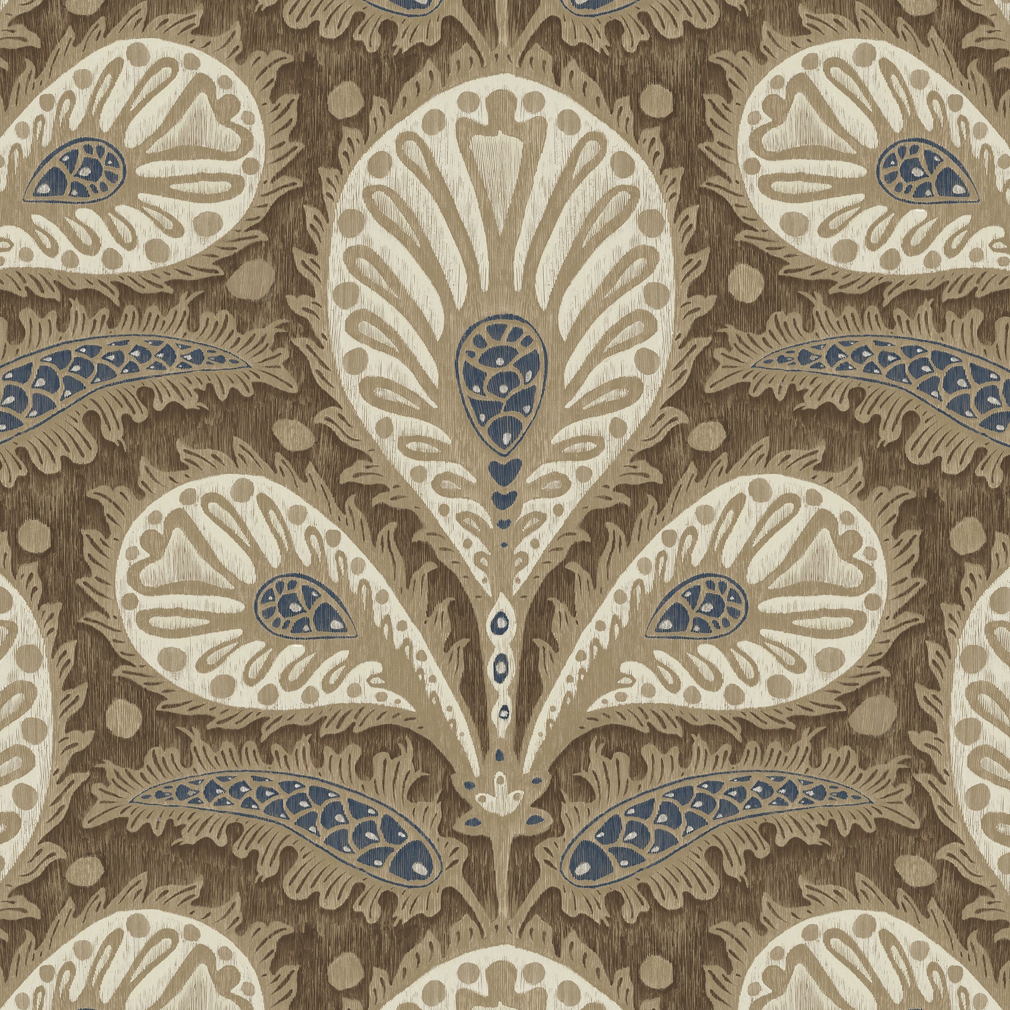 Josephine Munsey Ikat Clover Wallpaper-Beaumonde