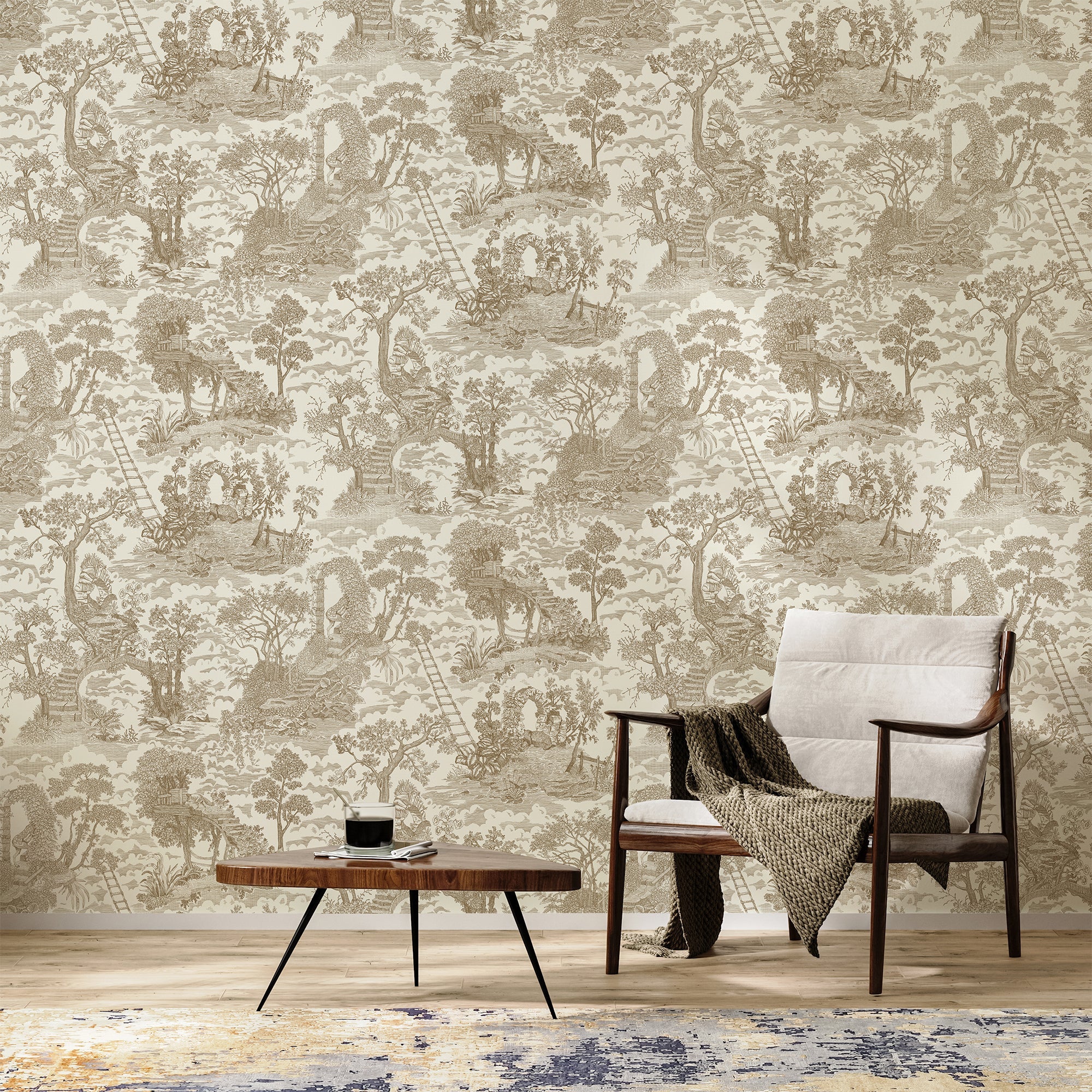 Josephine Munsey Islet Hoping Toile Wallpaper-Beaumonde