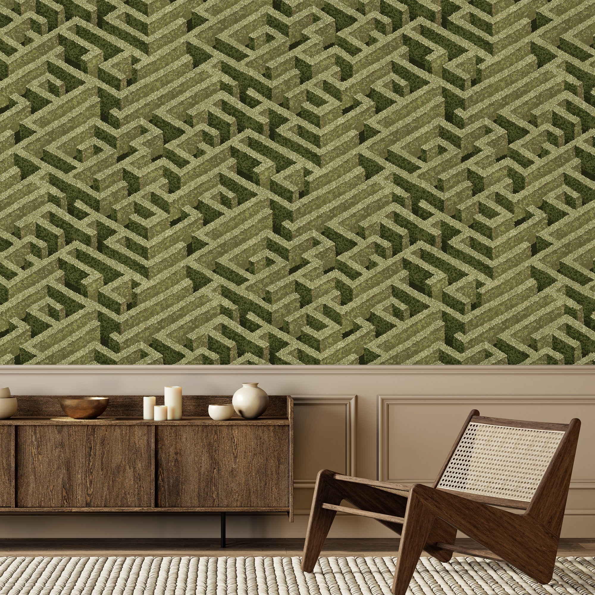 Josephine Munsey Labyrinth Wallpaper-Beaumonde