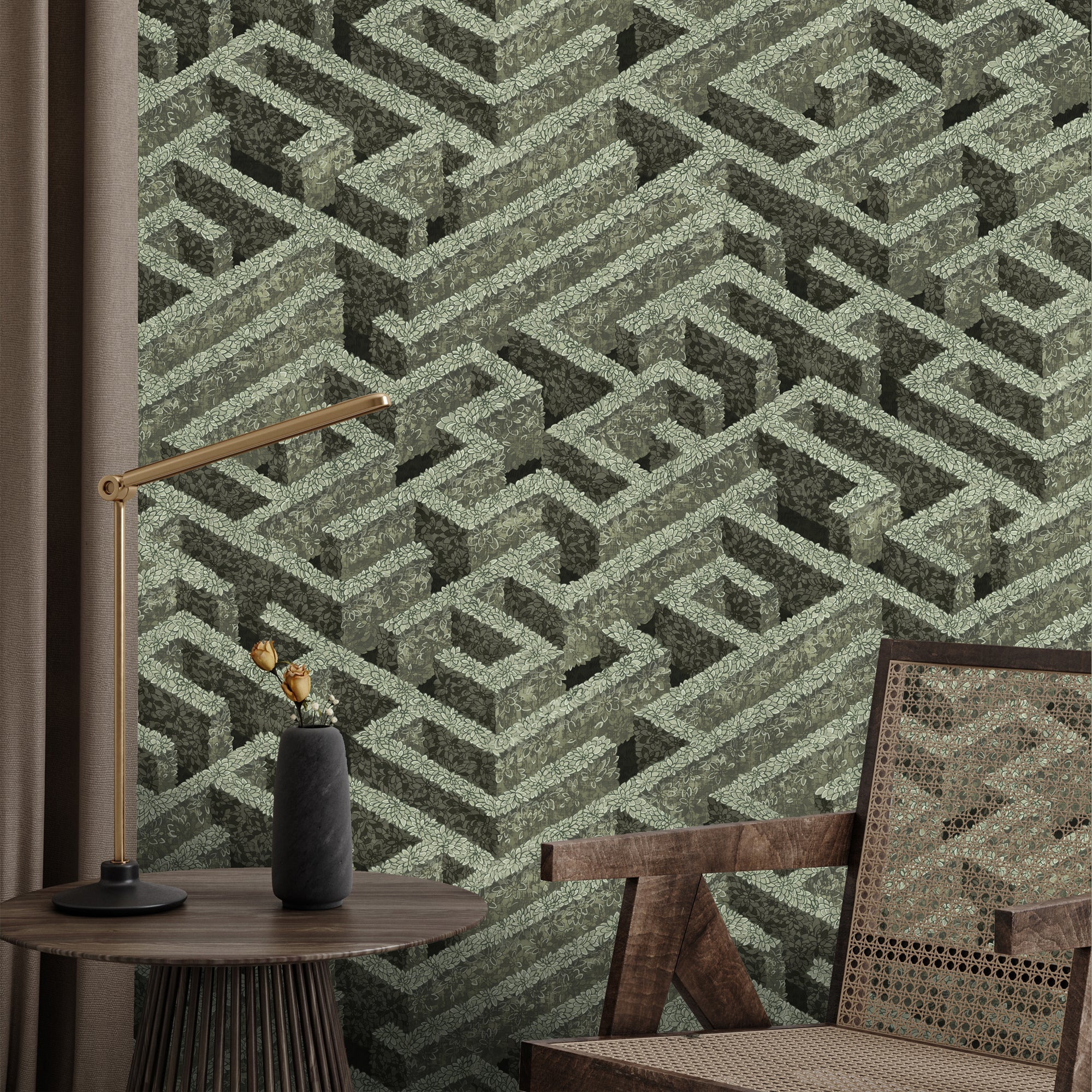 Josephine Munsey Labyrinth Wallpaper-Beaumonde