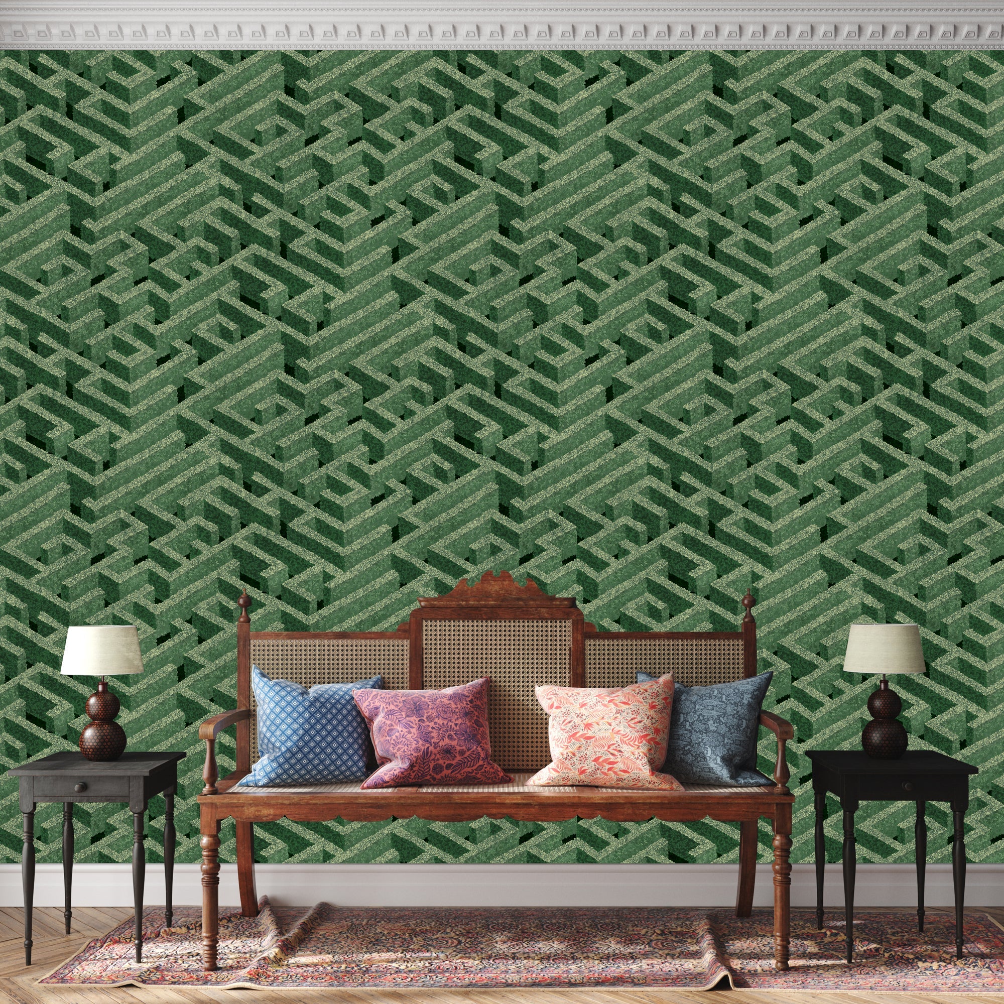 Josephine Munsey Labyrinth Wallpaper-Beaumonde