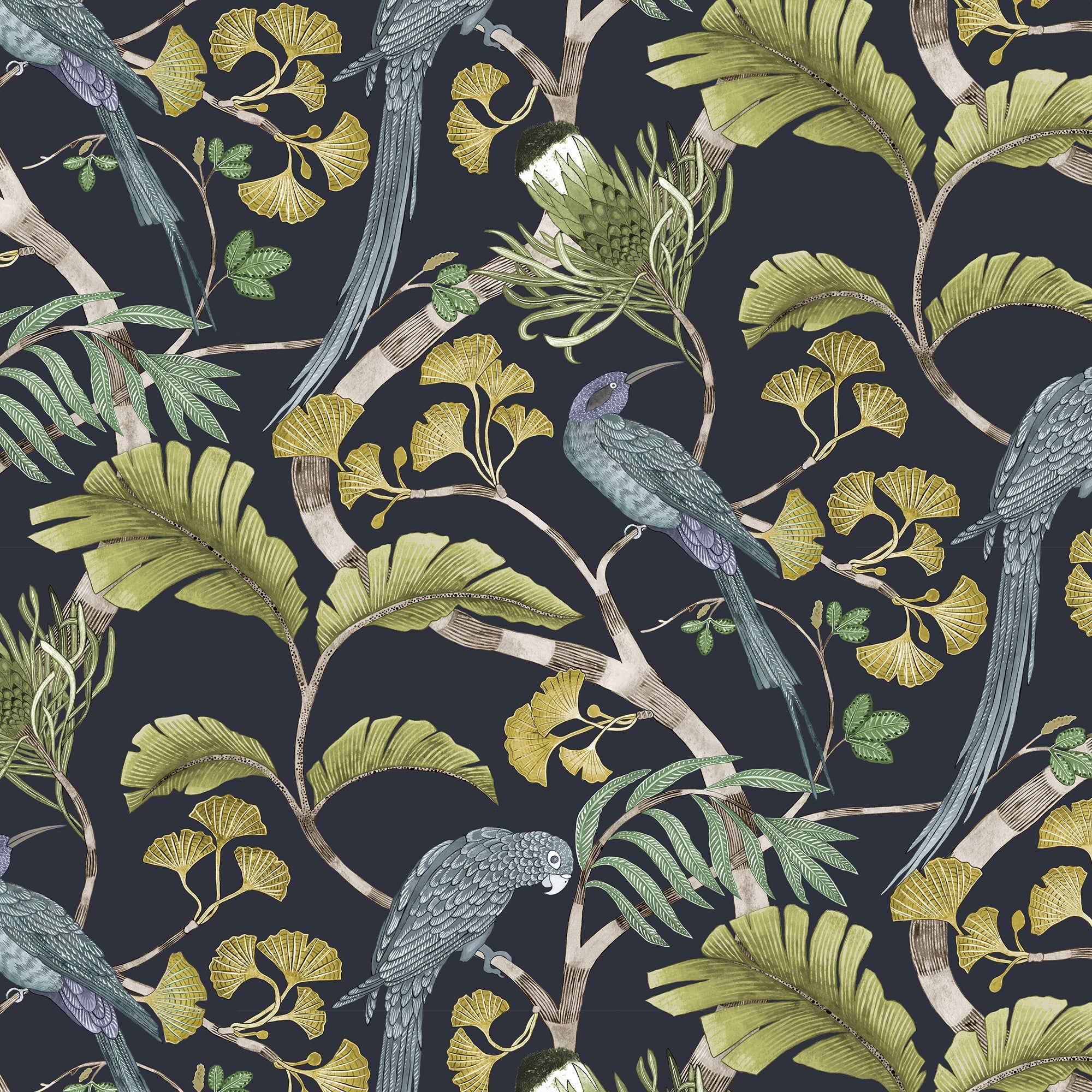 Josephine Munsey Living Branches Wallpaper-Beaumonde