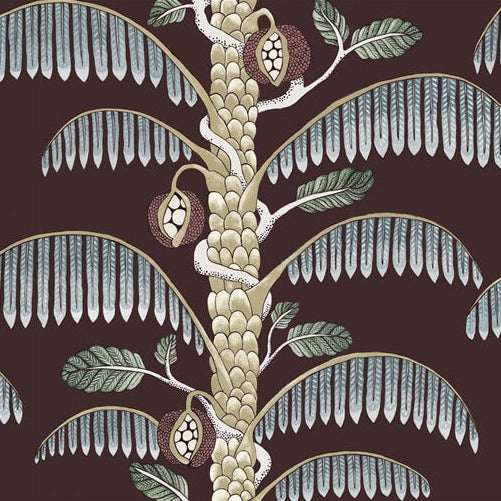 Josephine Munsey Palm Stripe Wallpaper-Beaumonde