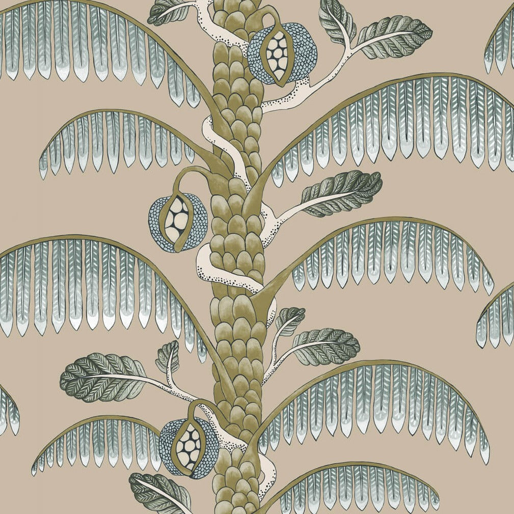 Josephine Munsey Palm Stripe Wallpaper-Beaumonde