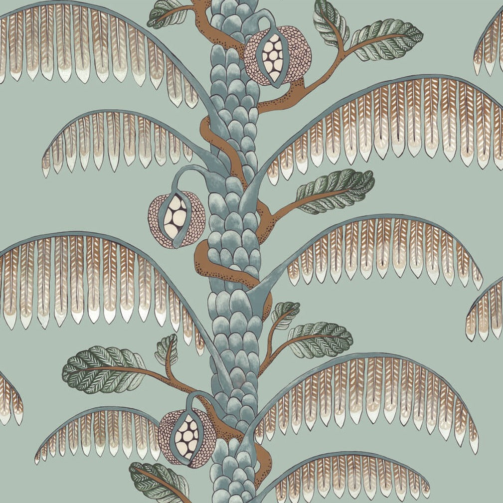 Josephine Munsey Palm Stripe Wallpaper-Beaumonde
