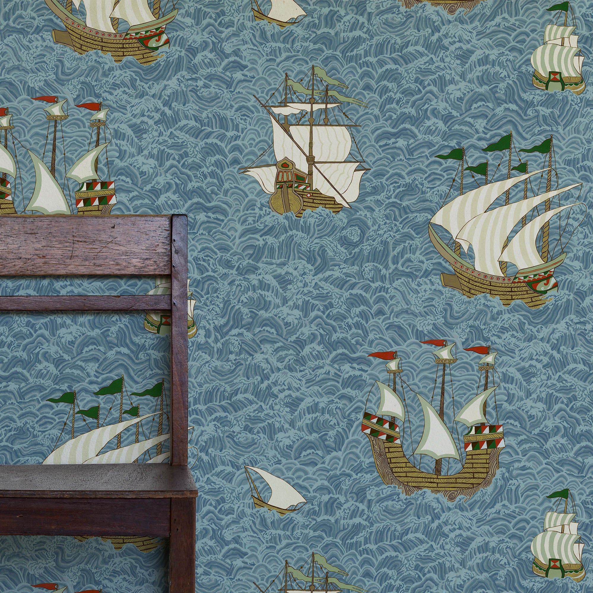 Josephine Munsey Ships Wallpaper-Beaumonde