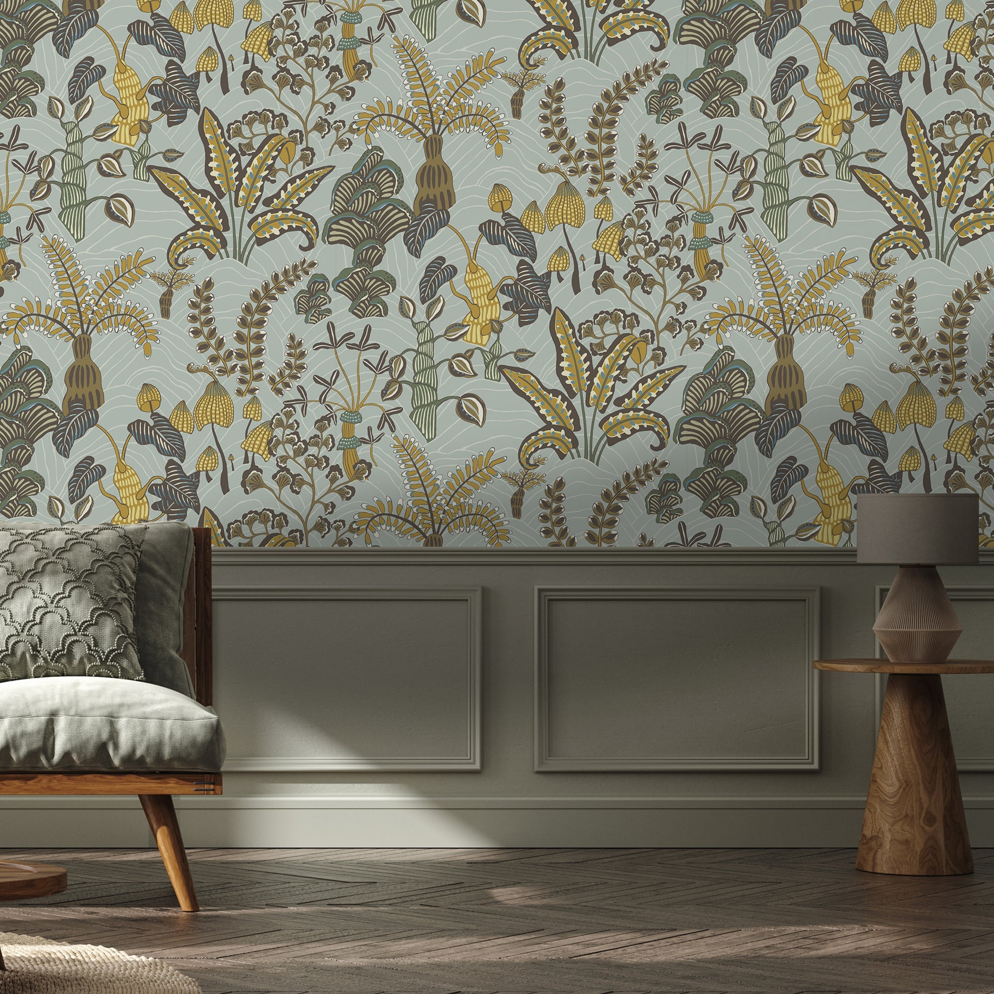 Josephine Munsey Woodland Floor Wallpaper-Beaumonde