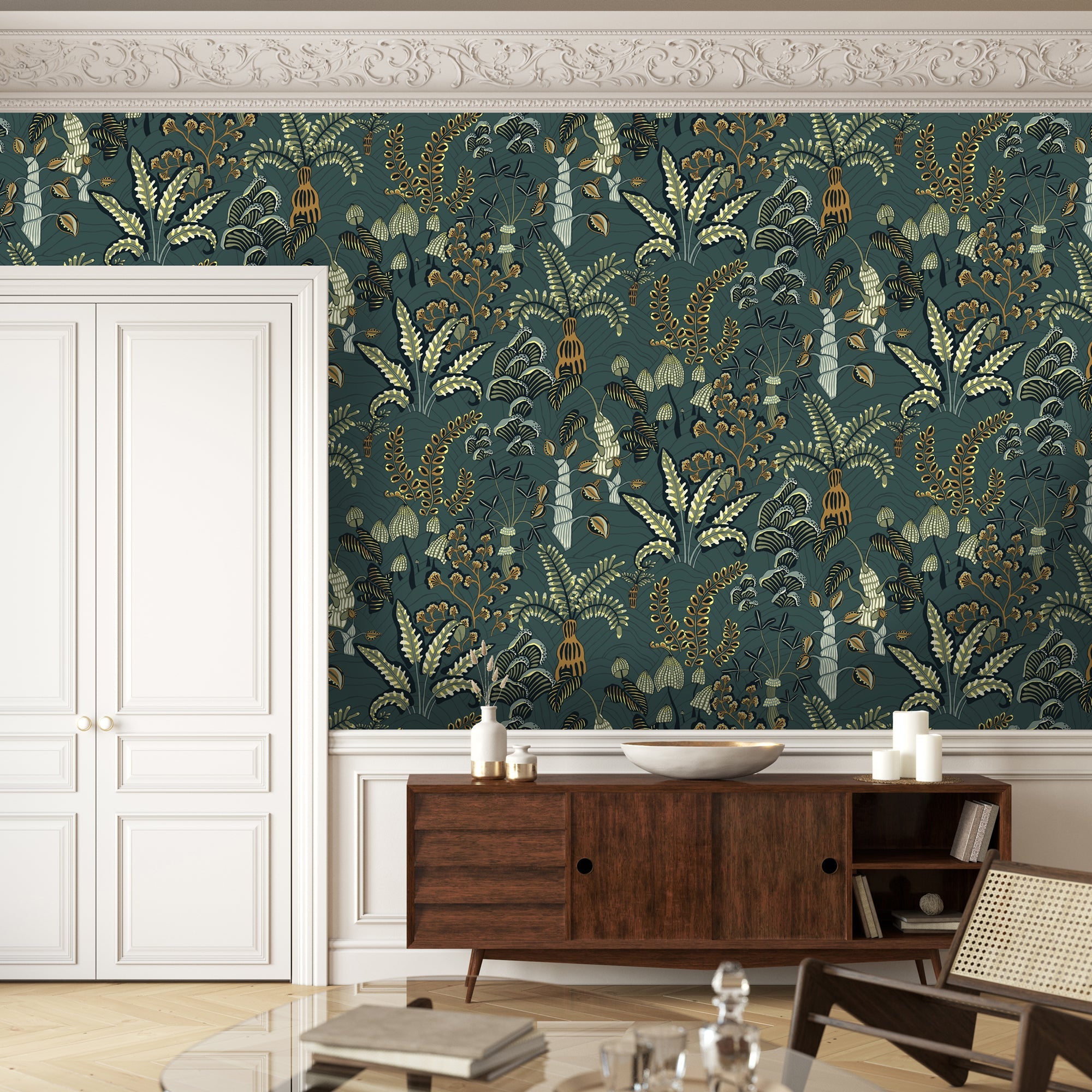 Josephine Munsey Woodland Floor Wallpaper-Beaumonde