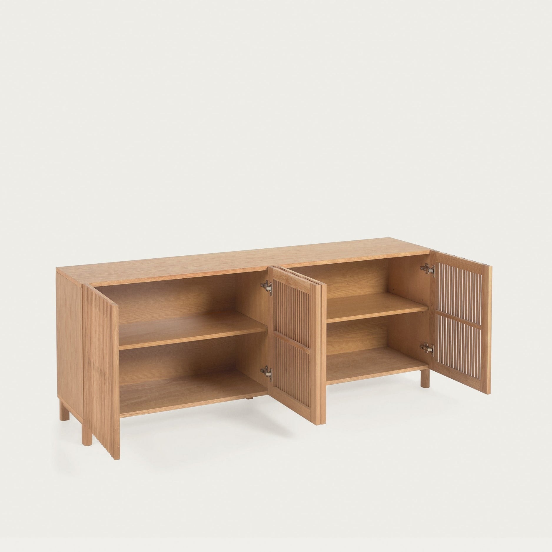 Kave Home Beyla Oak Side Board-Beaumonde