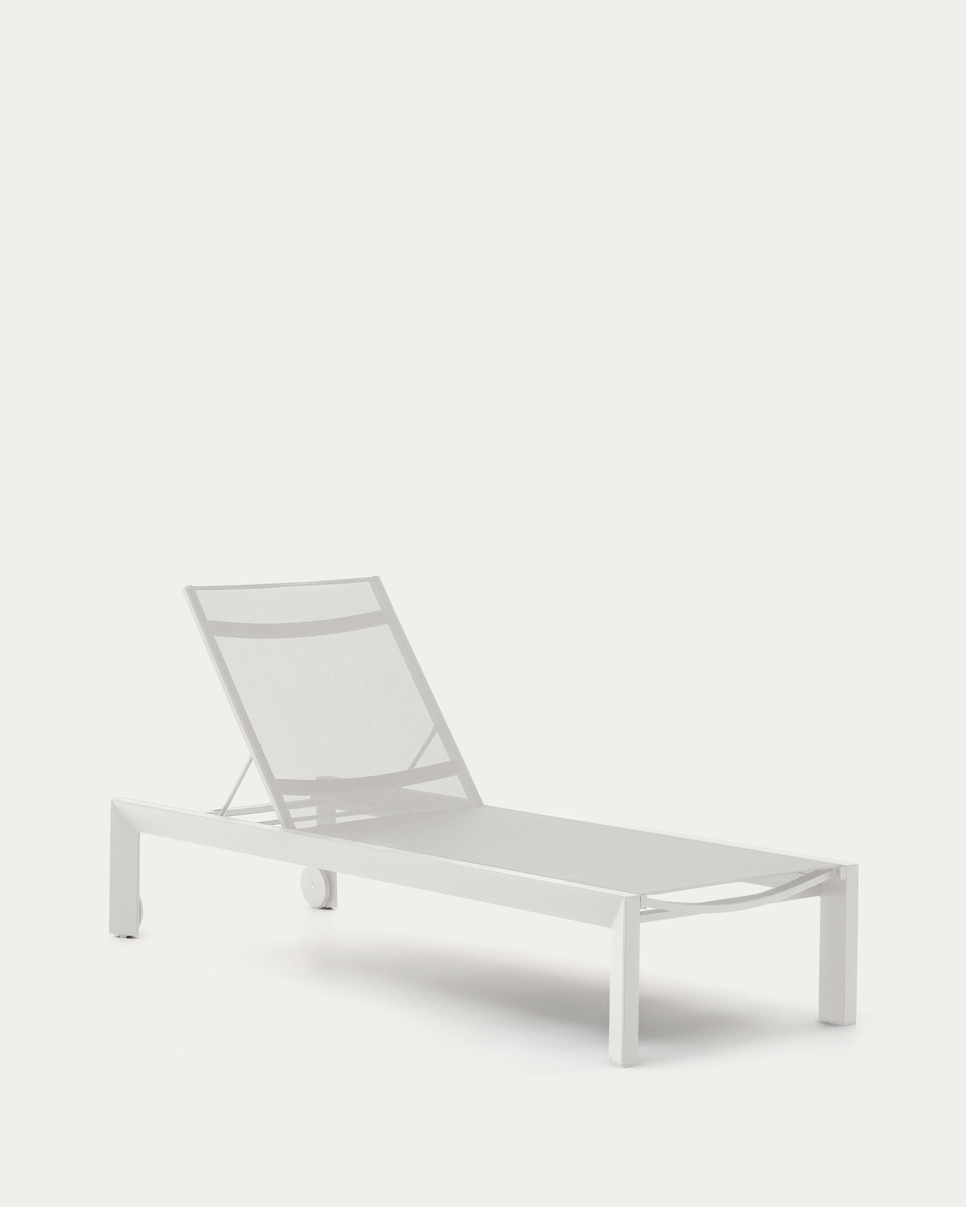 Kave Home Canutells Aluminium Sun Lounger-Beaumonde