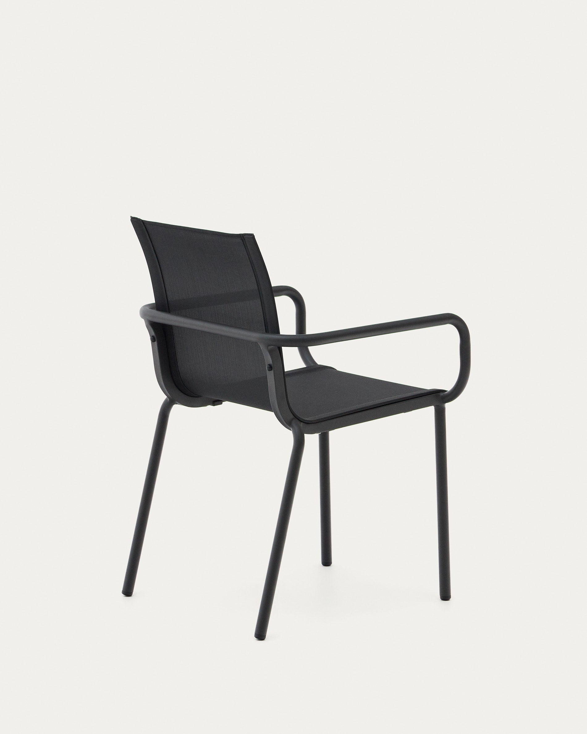 Kave Home Galdana Aluminium Stackable Outdoor Chair-Beaumonde