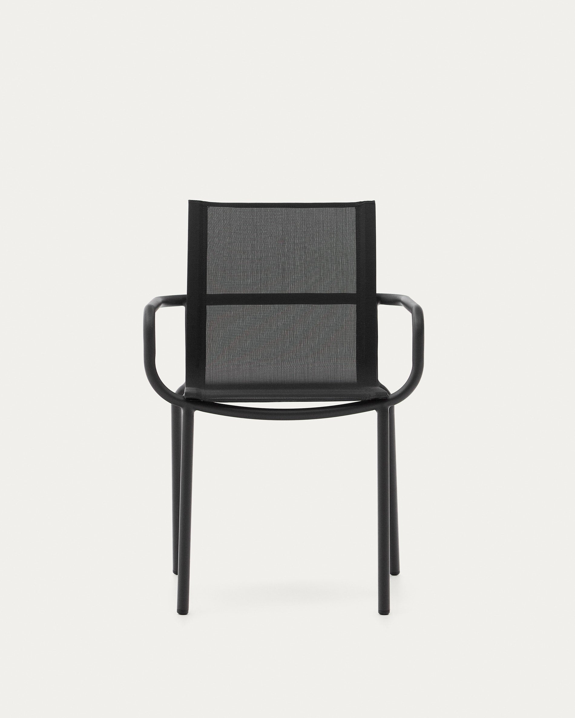 Kave Home Galdana Aluminium Stackable Outdoor Chair-Beaumonde