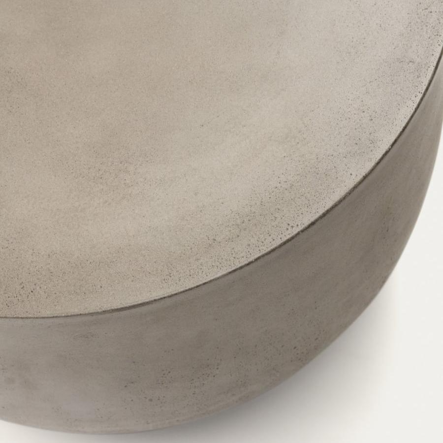 Kave Home Garbet Cement Coffee Table 60 cm