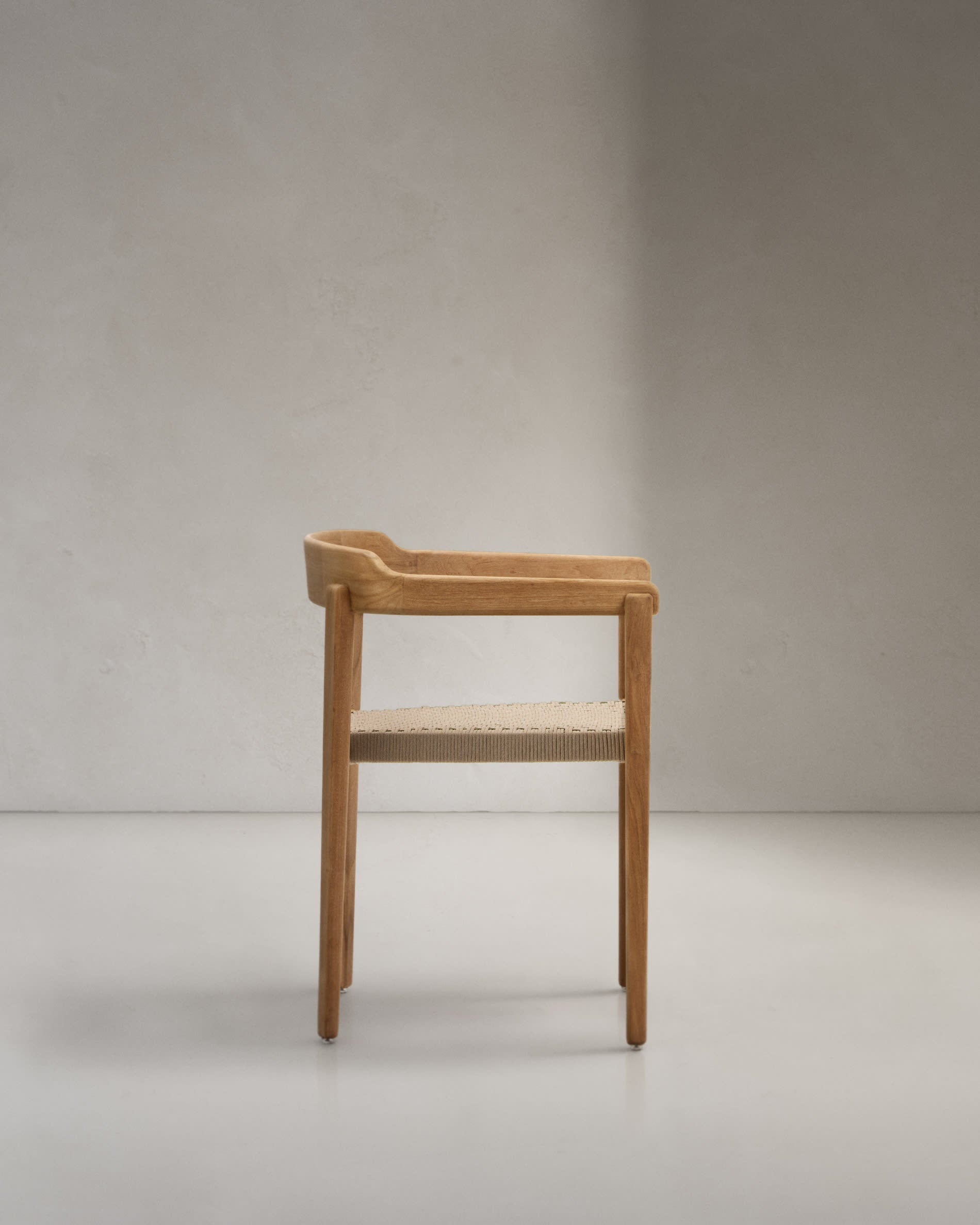Kave Home Icaro Solid Teak Chair-Beaumonde