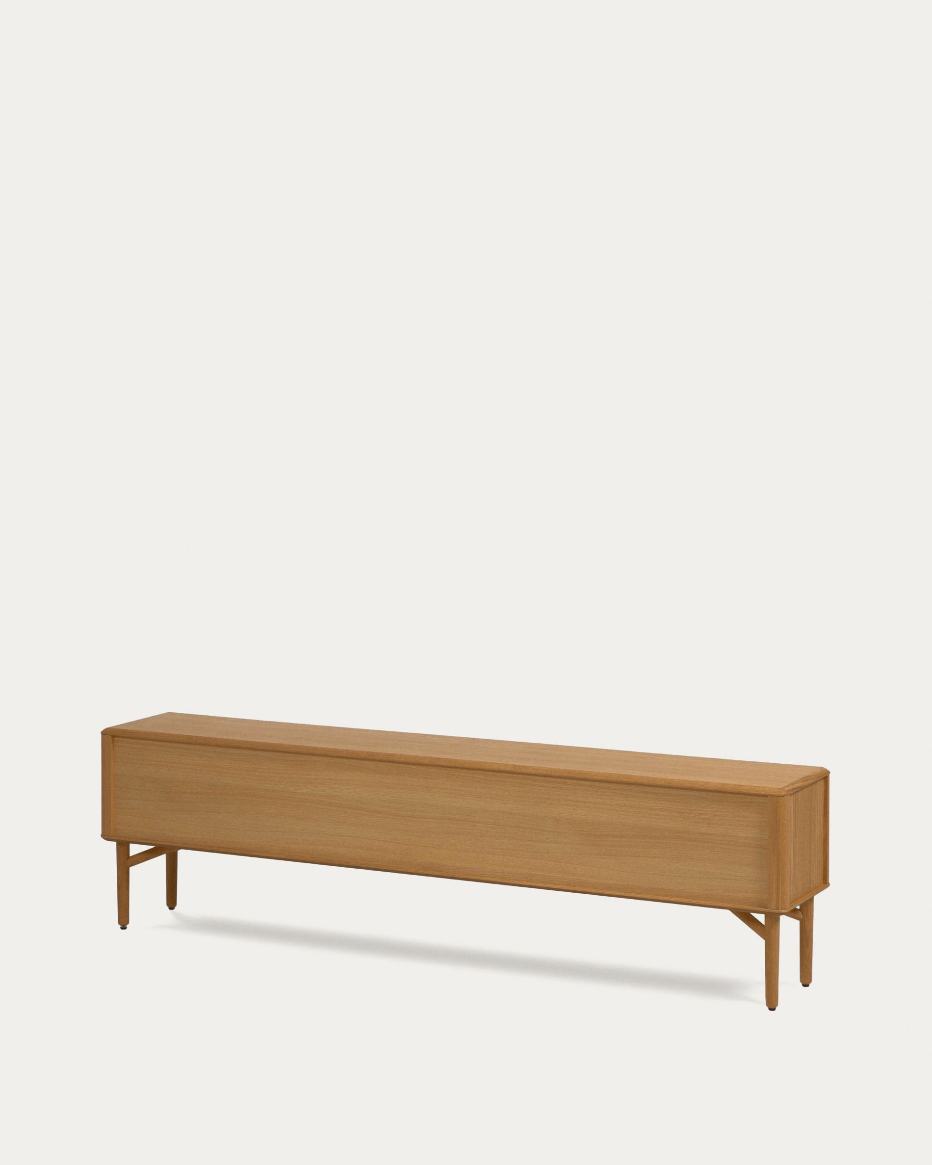 Kave Home Lenon 2-Door Oak TV Stand-Beaumonde