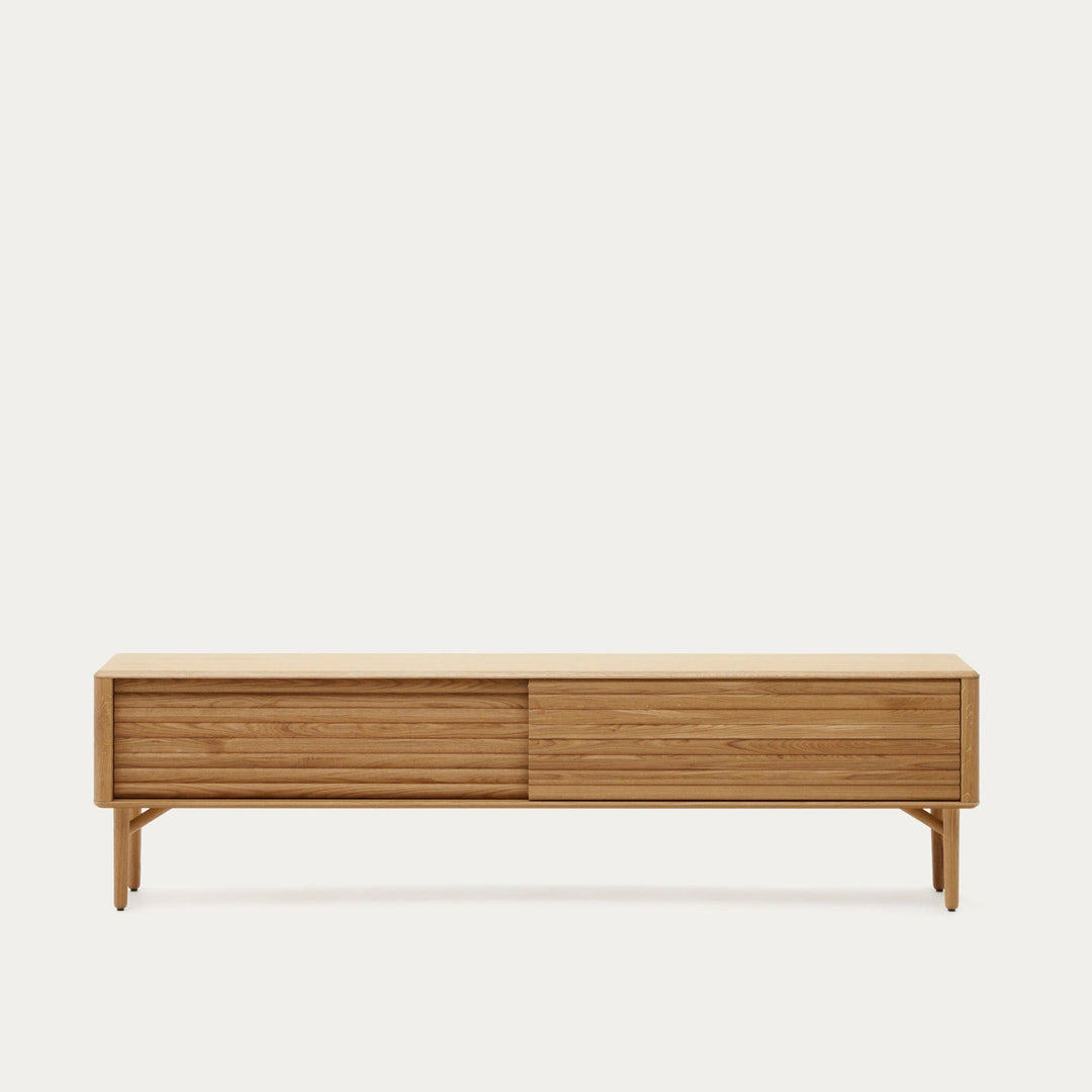Kave Home Lenon 2-Door Oak TV Stand-Beaumonde