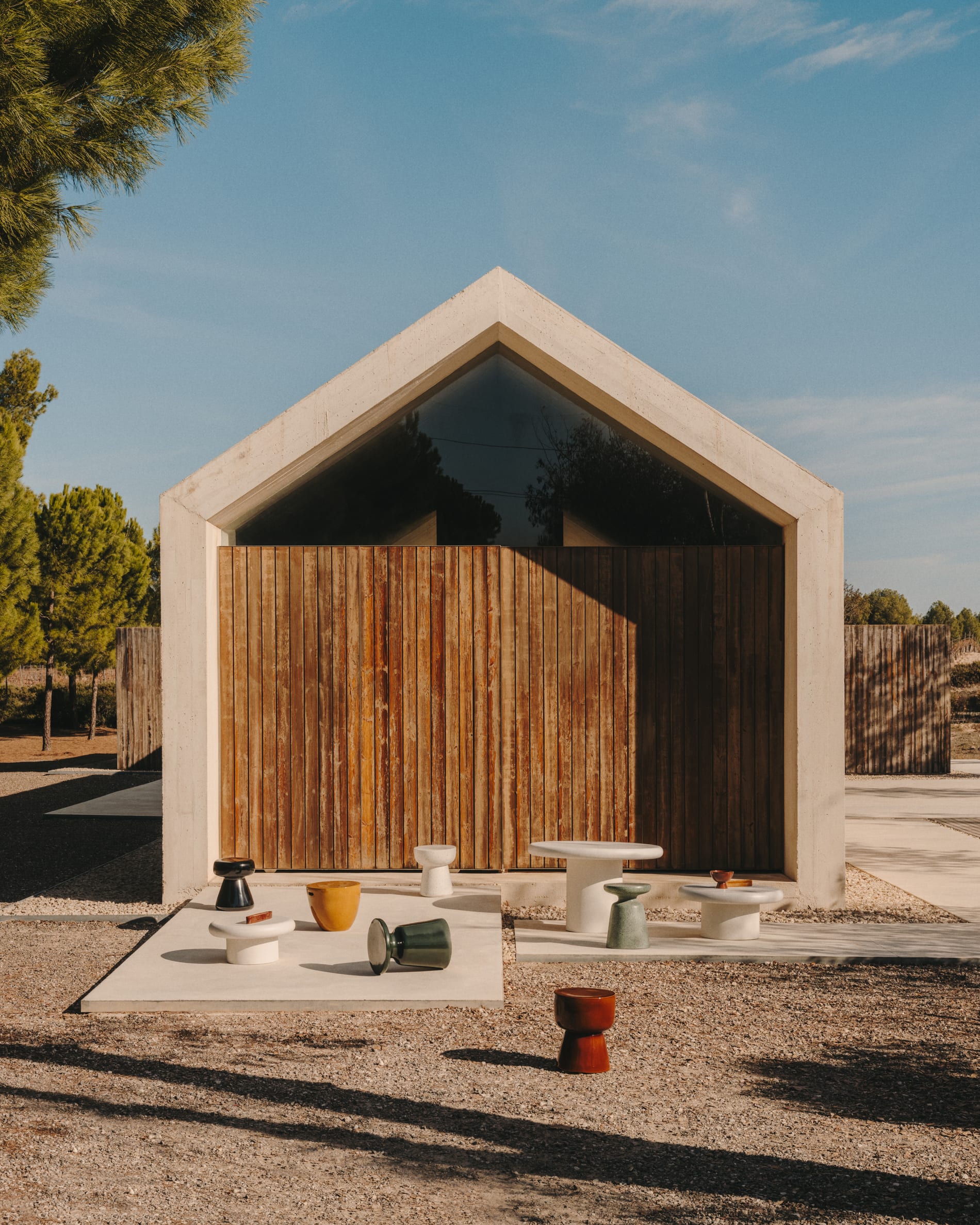 Kave Home Mesquida Terrazzo Side Table 39 cm-Beaumonde